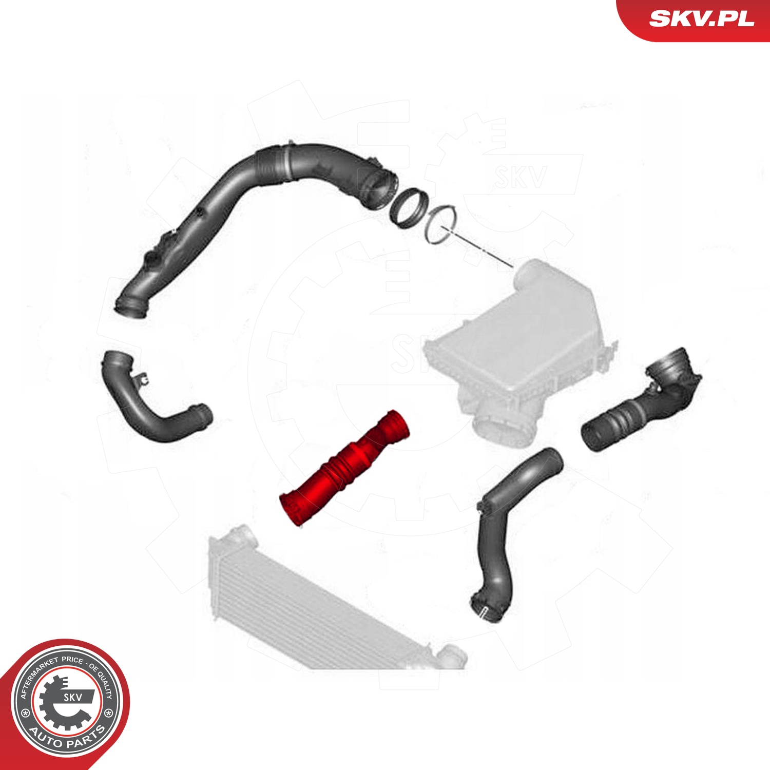 ESEN SKV Ladeluftslange 43skv327 for BMW