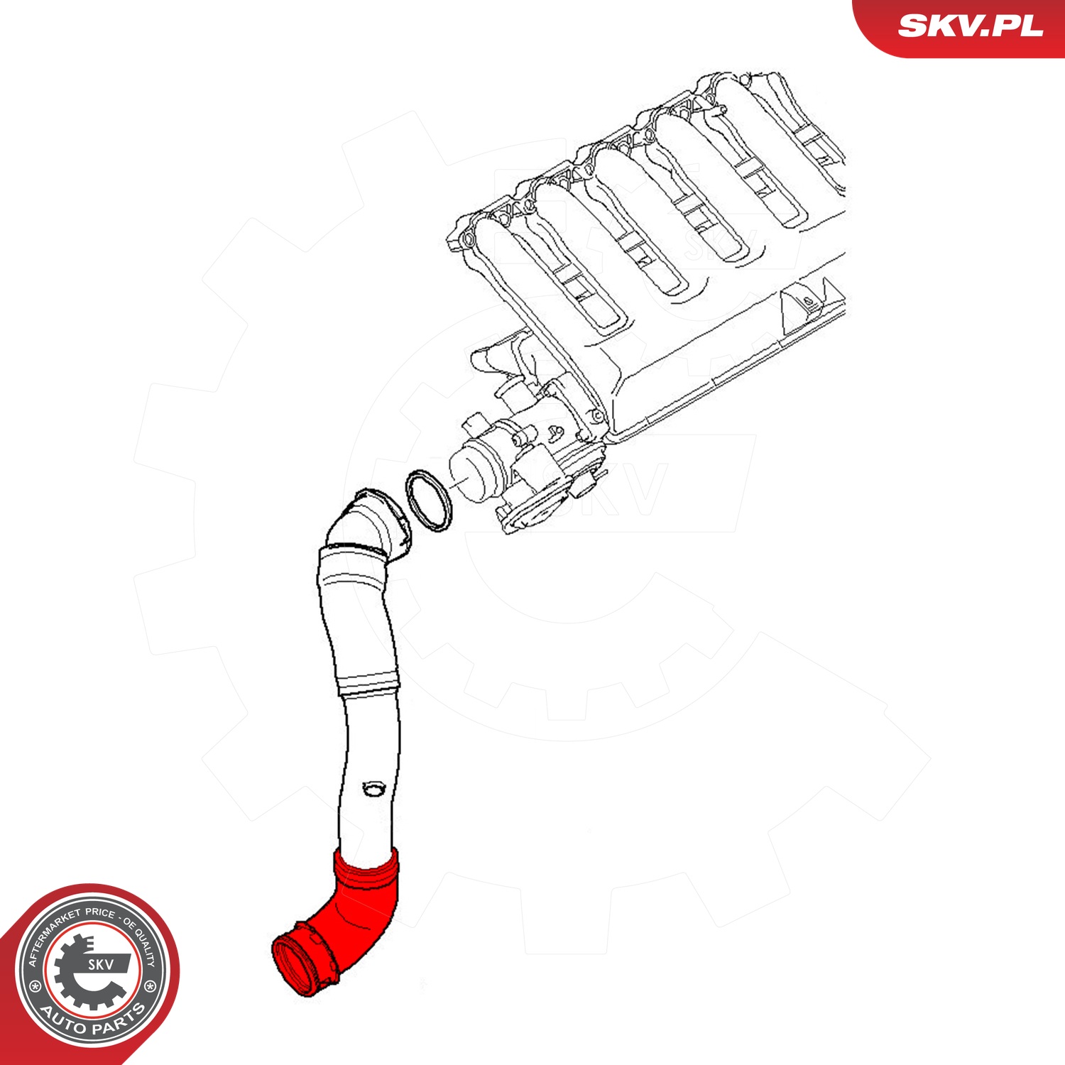 ESEN SKV Ladeluftslange 43skv458 for BMW