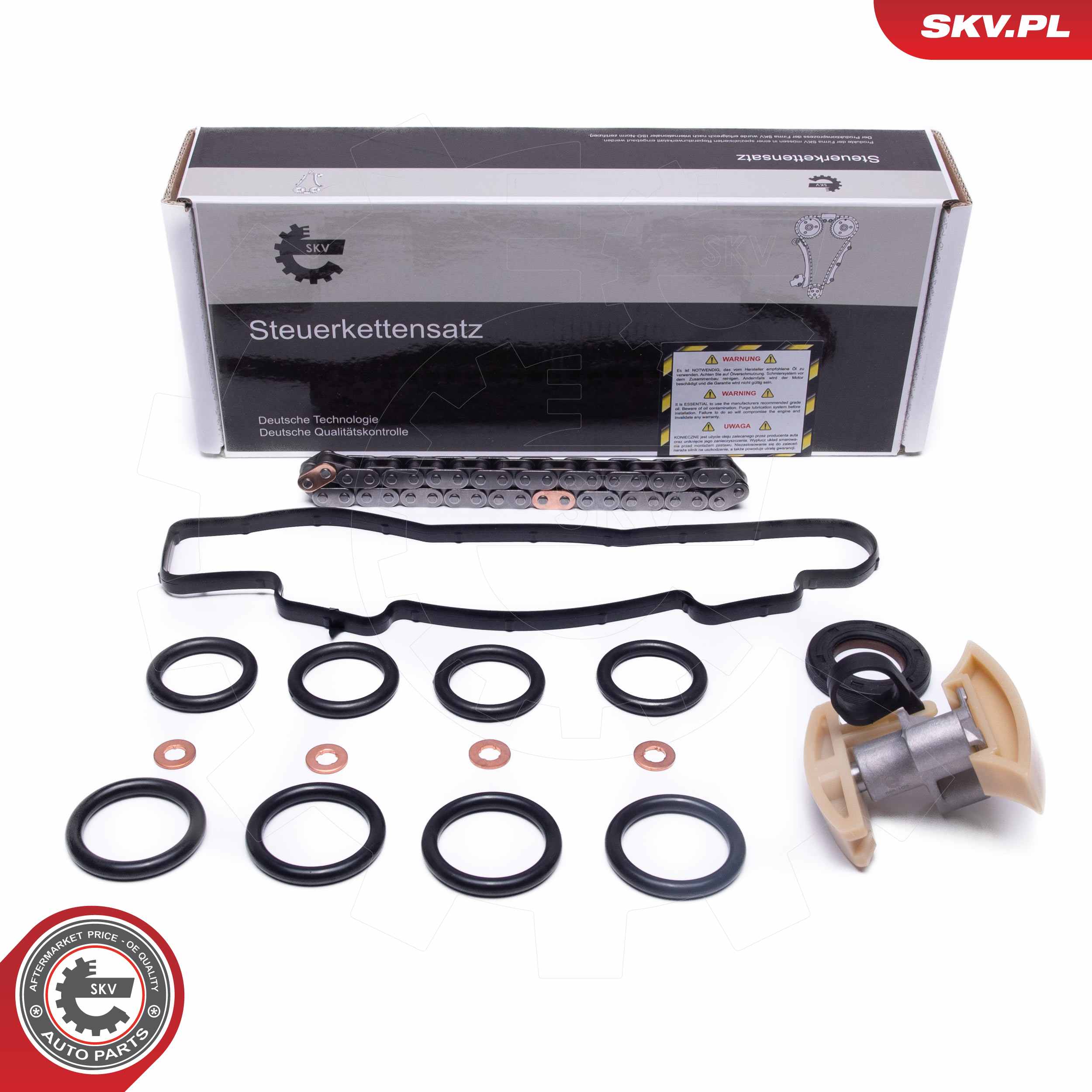 ESEN SKV Styrekædesæt 21skv258 Cylinderhoved for FORD VOLVO PEUGEOT FIAT MAZDA MITSUBISHI MINI