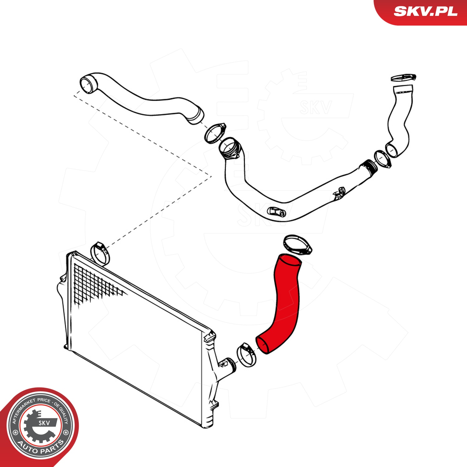 ESEN SKV Ladeluftslange 24skv980 for VOLVO