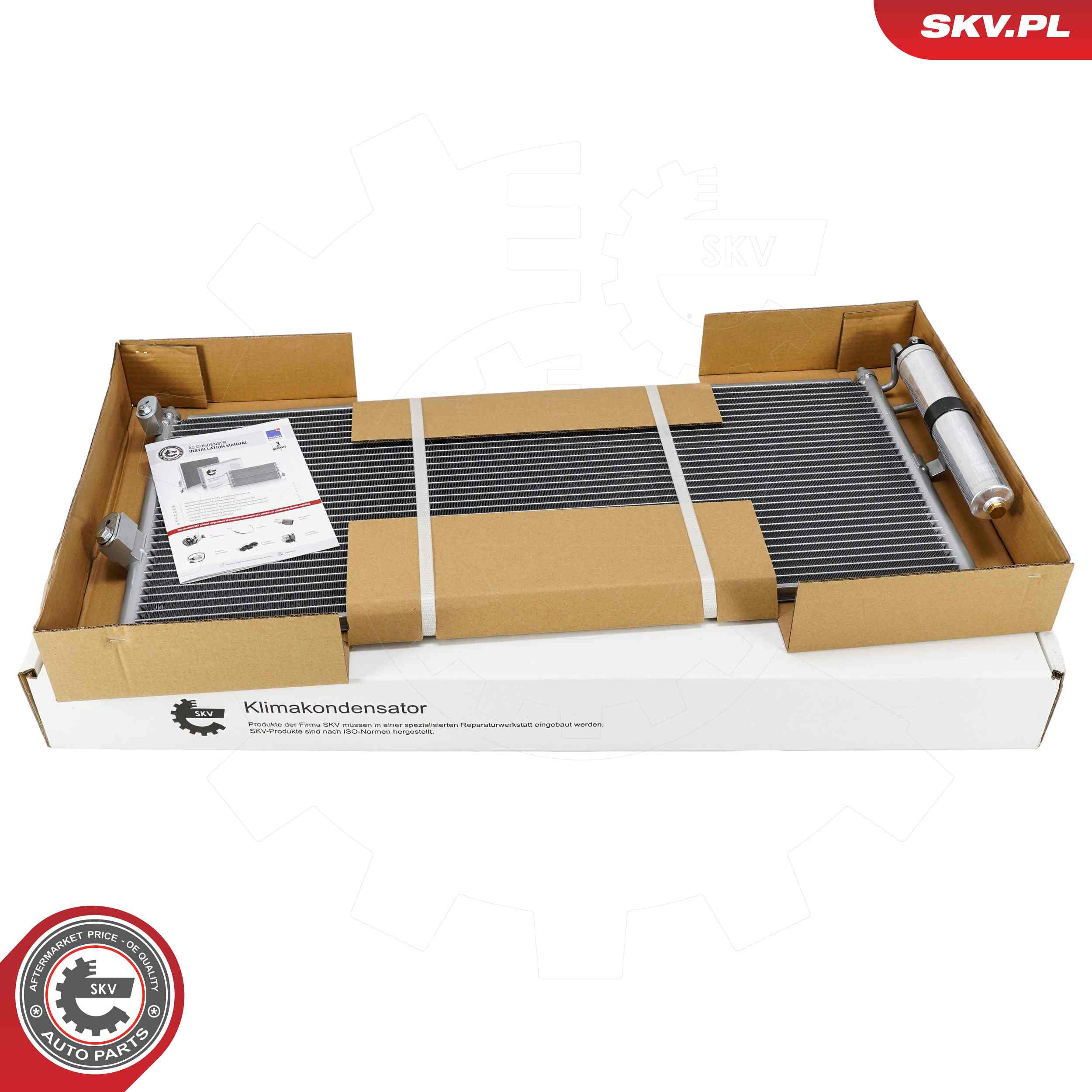 ESEN SKV Kondensor, klimaanlæg 86skv256 for NISSAN