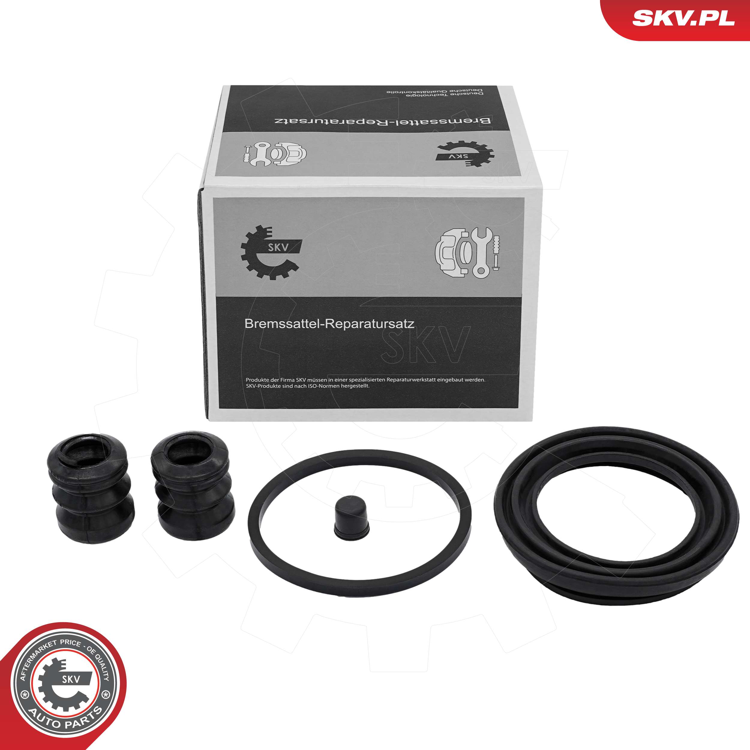 ESEN SKV Rep.sæt, bremsekaliper 91skv015 foraksel for PEUGEOT CITROËN FIAT / LANCIA FORD SAAB VOLVO SKODA VAG AUSTIN HONDA MERCEDES-BENZ RENAULT DAEW