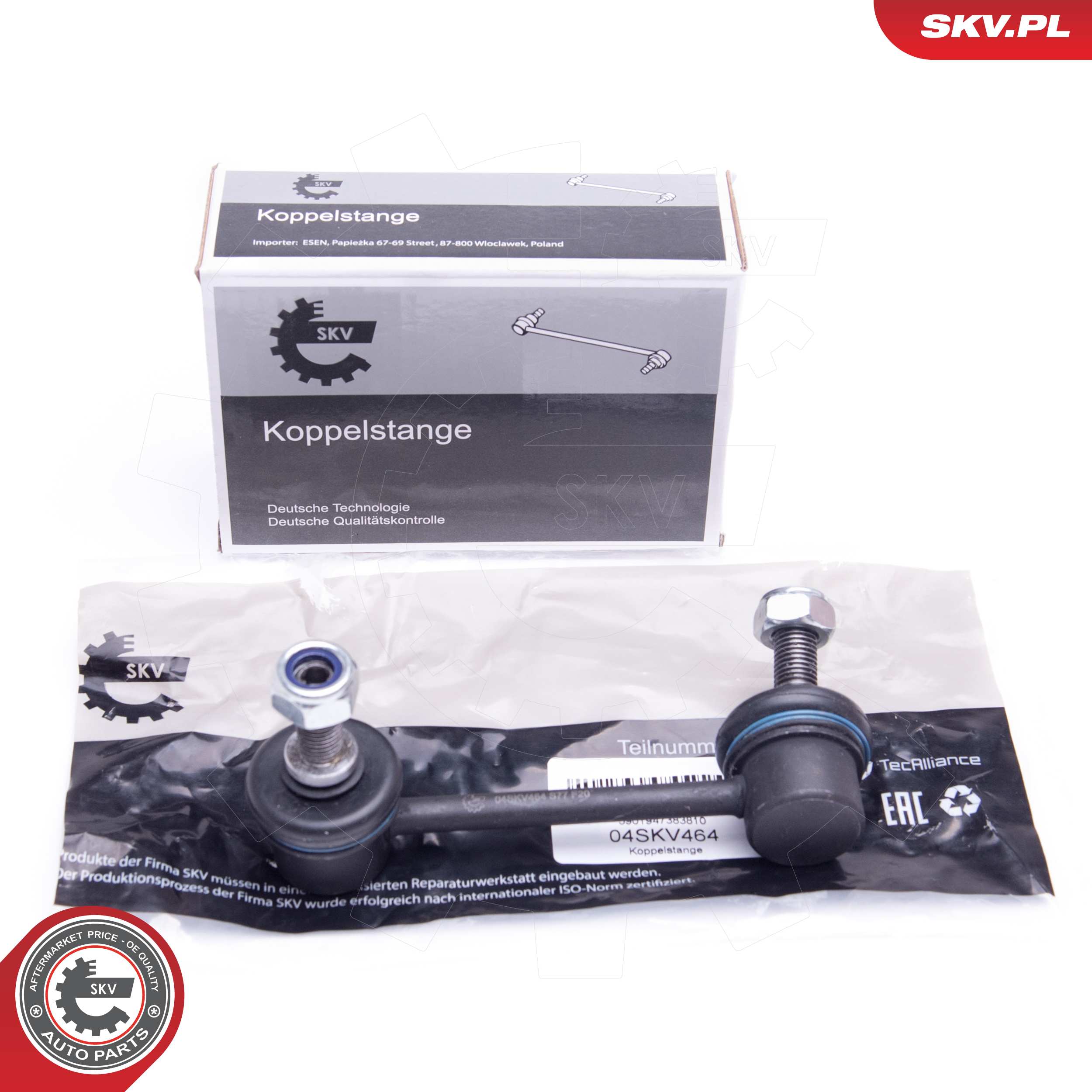 ESEN SKV Stang/led, stabilisator 04SKV464 foraksel for IZH TOMOS FIAT FORD FORD USA DAEWOO MAZDA KIA BARKAS MERCURY AUSTIN/MG BIMOTA ALPHEON DS AUTOA