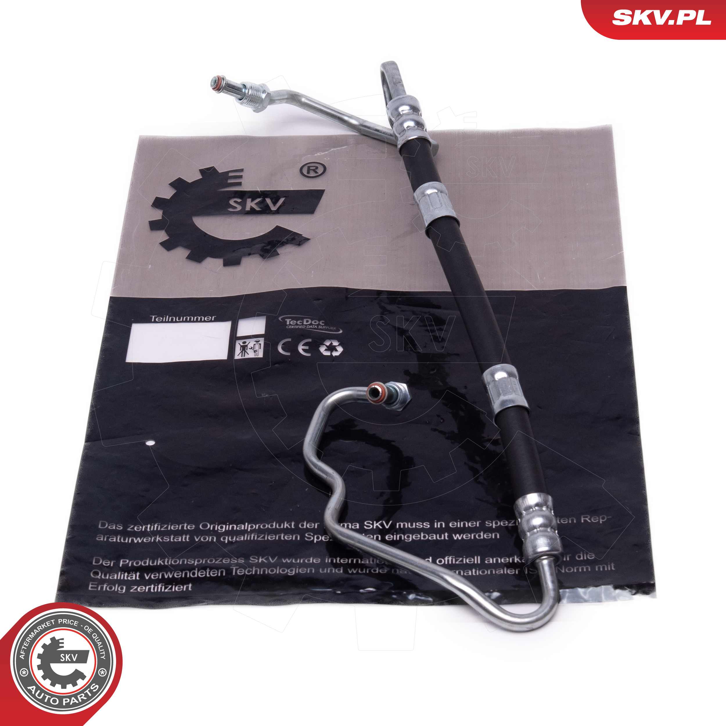 ESEN SKV Hydraulikslange, styretøj 10skv827 fra hydraulikpumpe til tandstang for OPEL