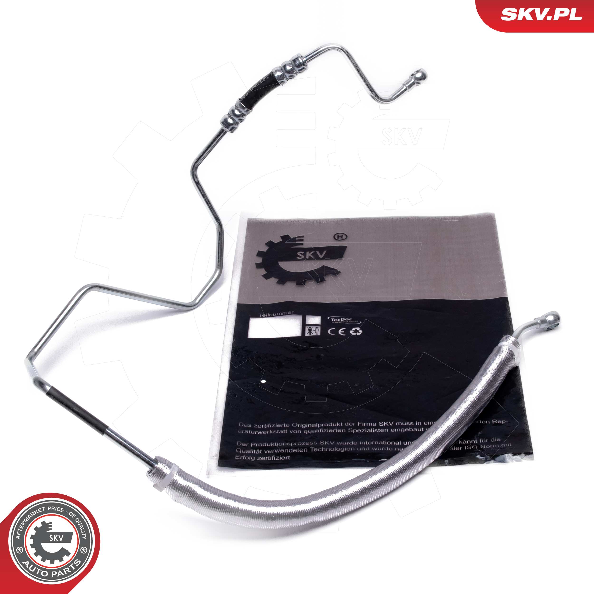 ESEN SKV Hydraulikslange, styretøj 10skv879 fra hydraulikpumpe til tandstang for VAG