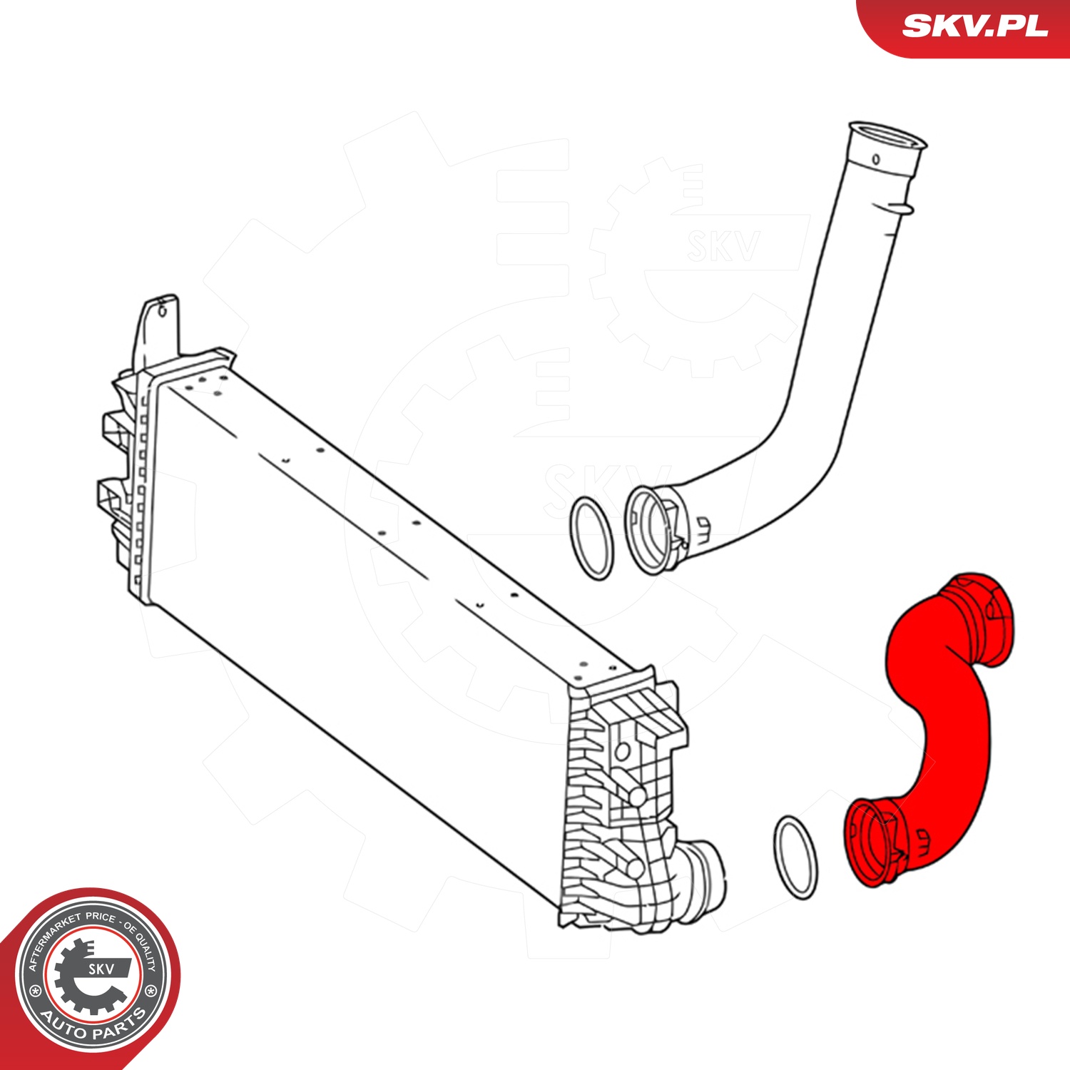 ESEN SKV Ladeluftslange 43skv432 for MERCEDES-BENZ