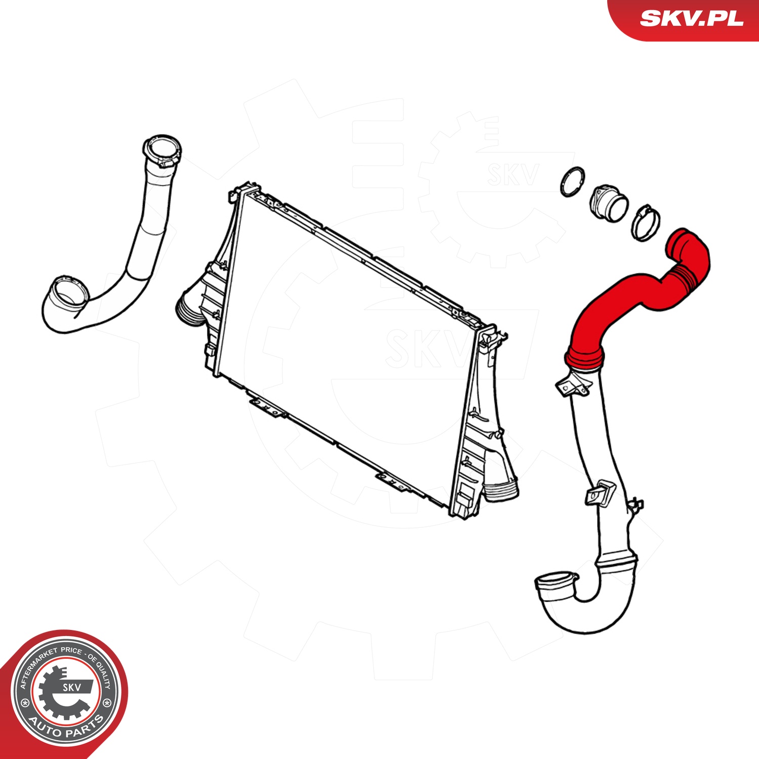 ESEN SKV Ladeluftslange 24skv132 for SAAB