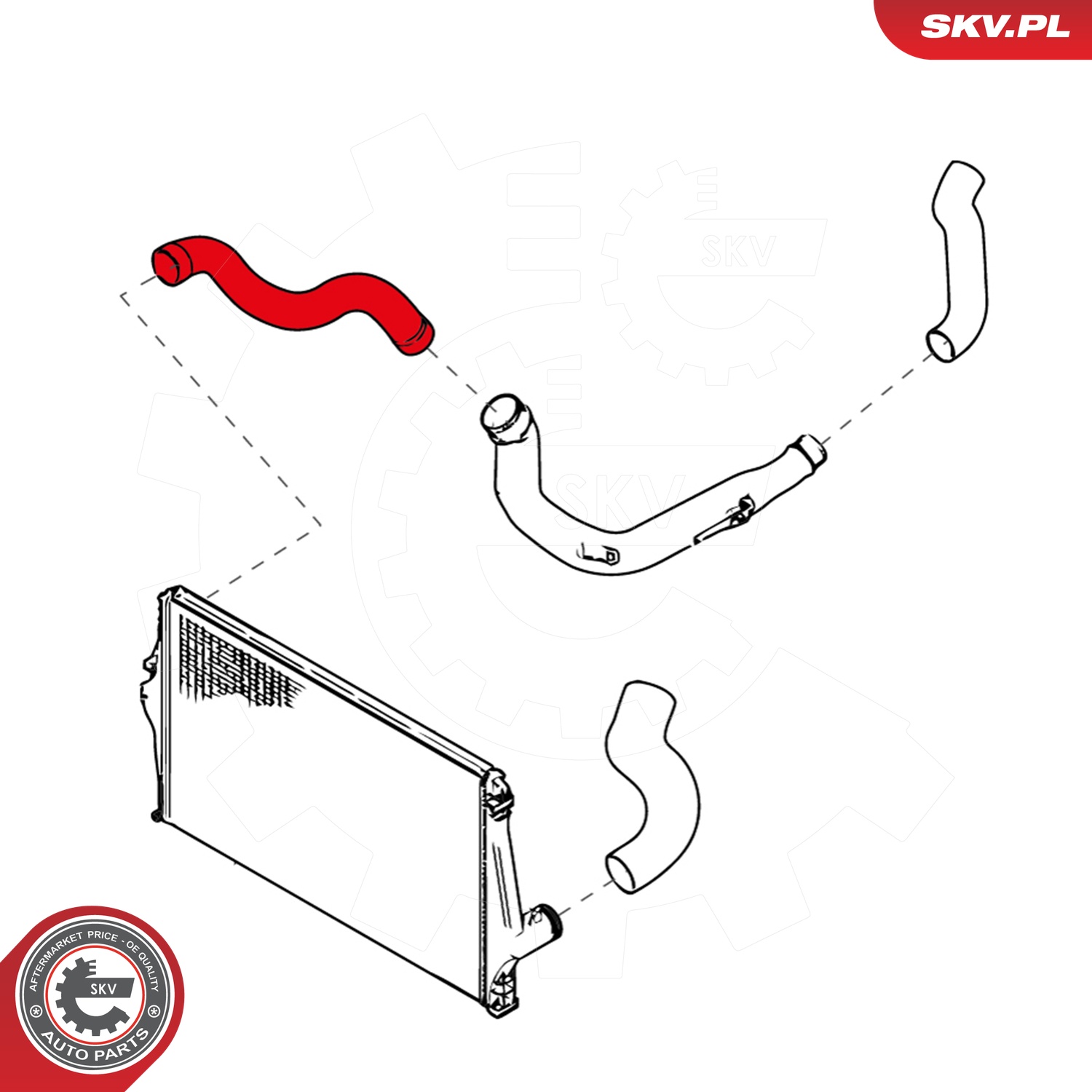 ESEN SKV Ladeluftslange 24skv995 for VOLVO