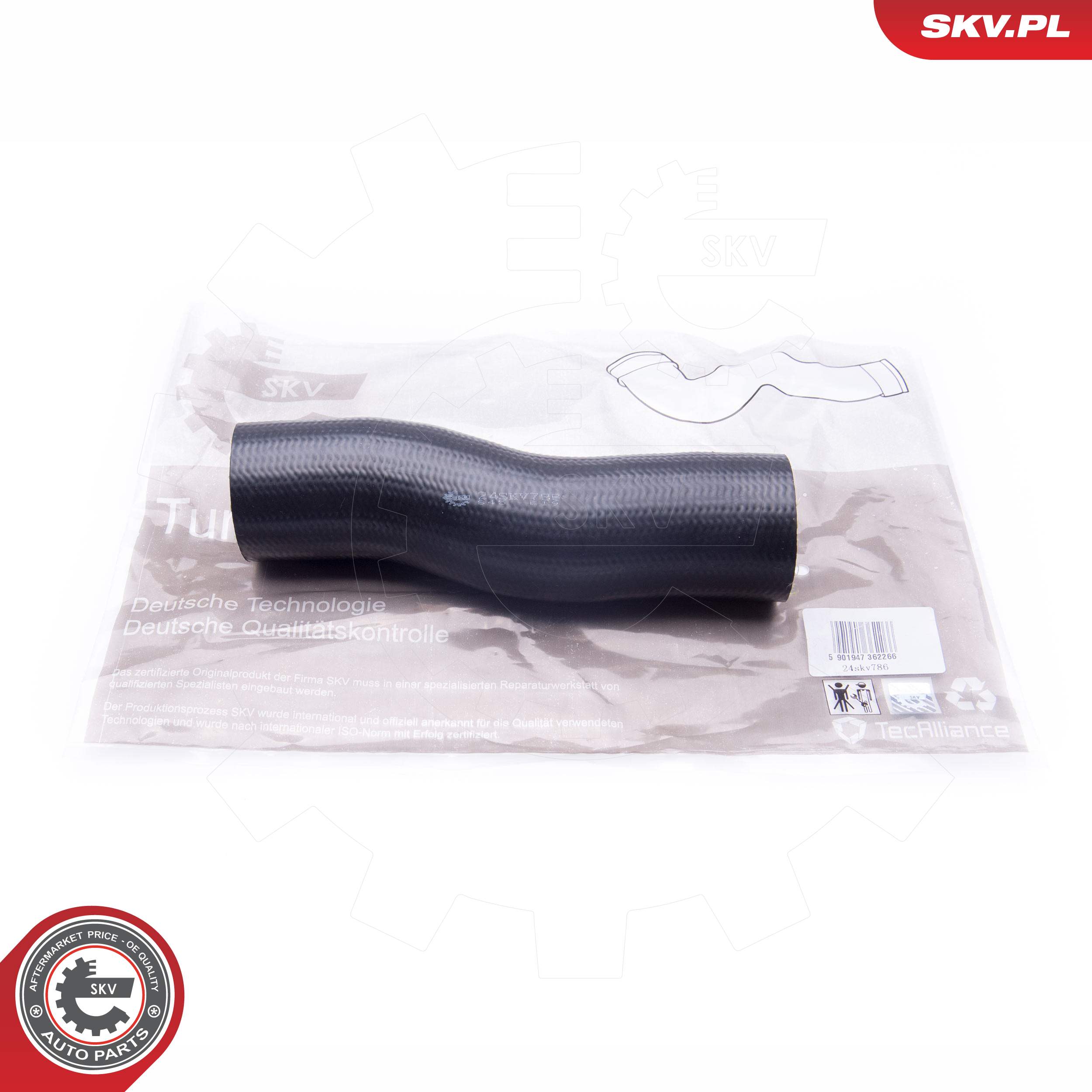 ESEN SKV Ladeluftslange 24skv786 oppe for FIAT CITROËN/PEUGEOT