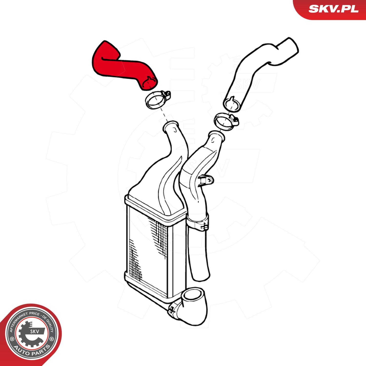 ESEN SKV Ladeluftslange 24skv851 for OPEL