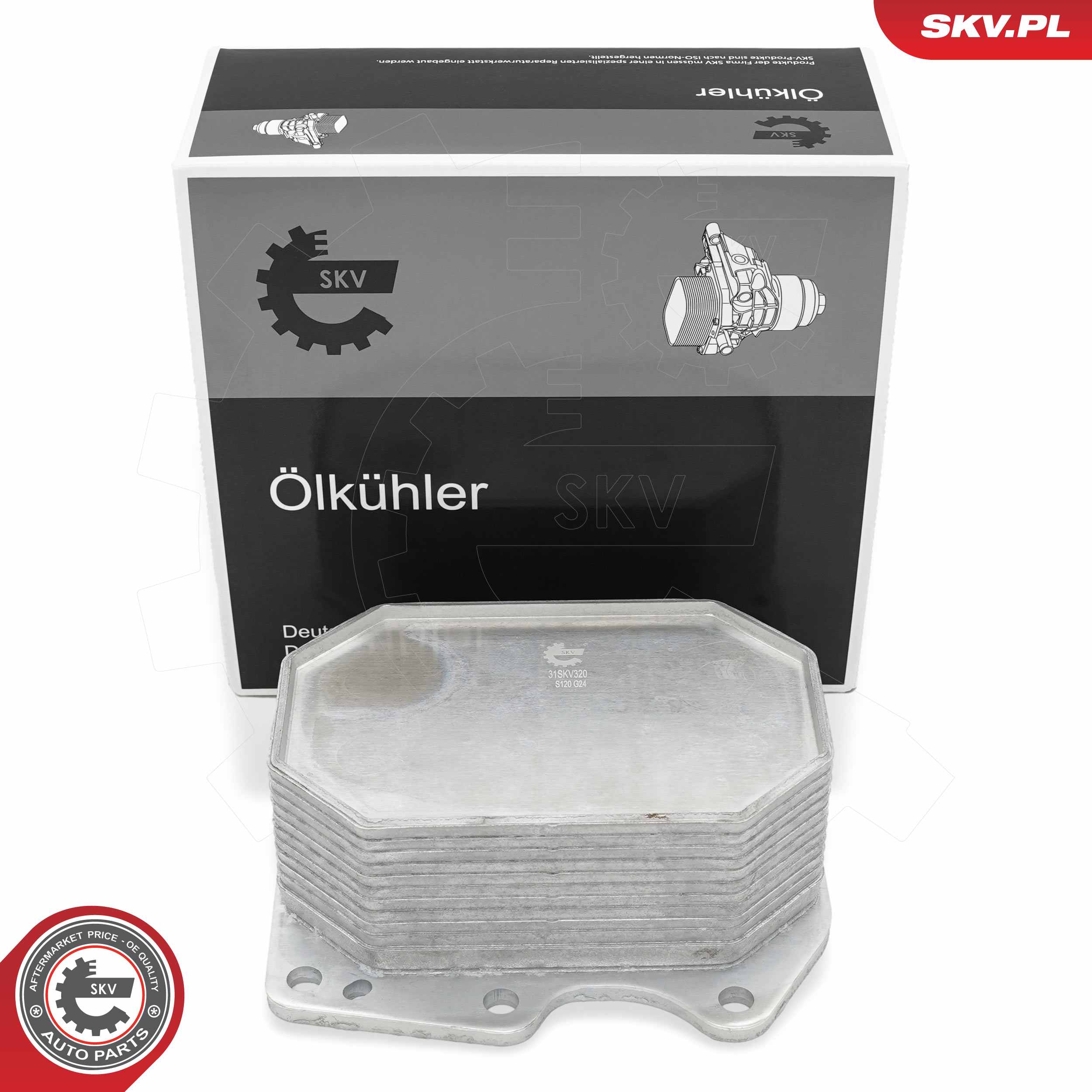 ESEN SKV Oliekøler, motorolie 31skv320 for FORD PEUGEOT CITROËN/PEUGEOT