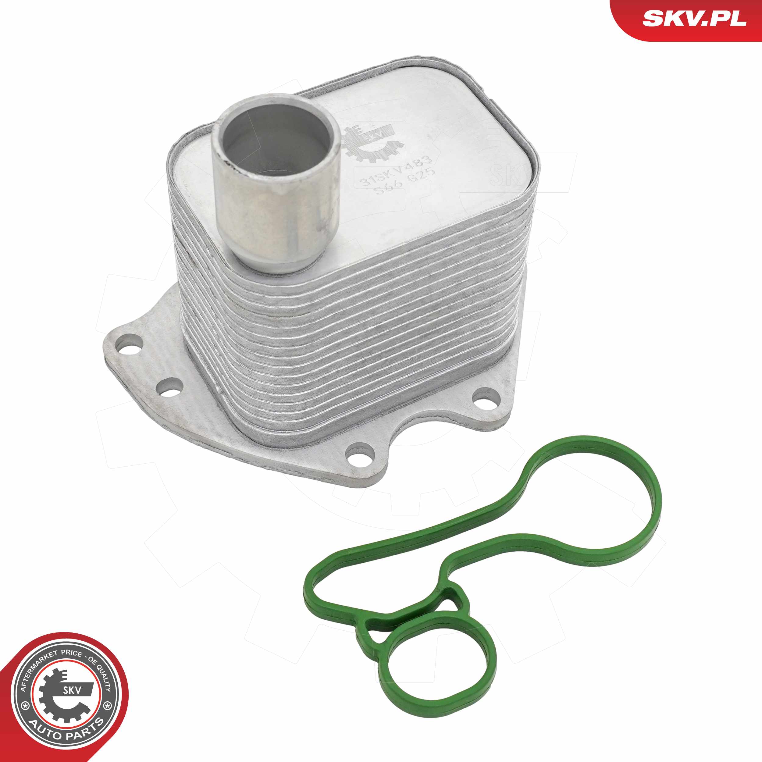 ESEN SKV Oliekøler, motorolie 31skv483 for OPEL