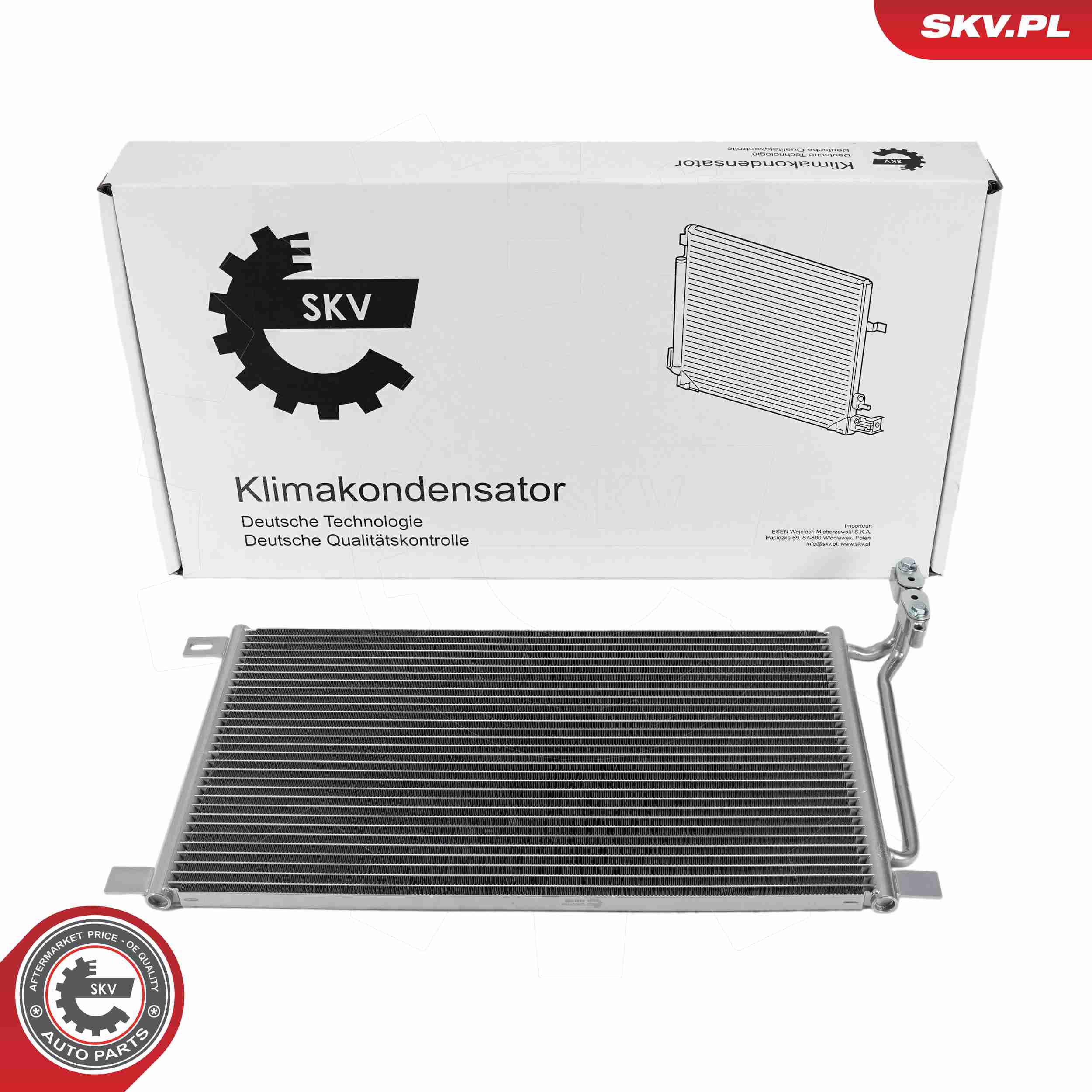 ESEN SKV Kondensor, klimaanlæg 86skv186 for BMW