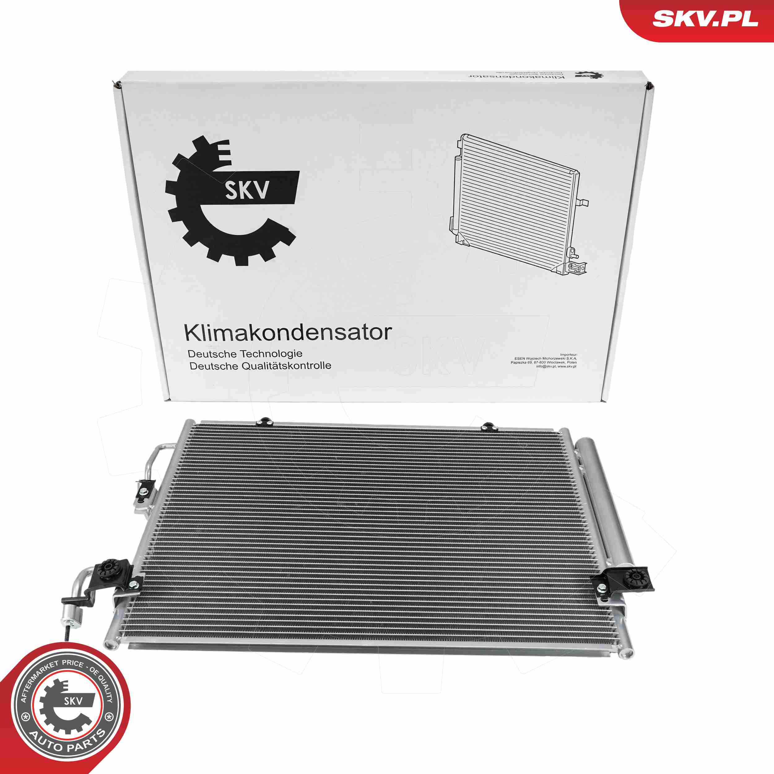 ESEN SKV Kondensor, klimaanlæg 86skv467 for MITSUBISHI