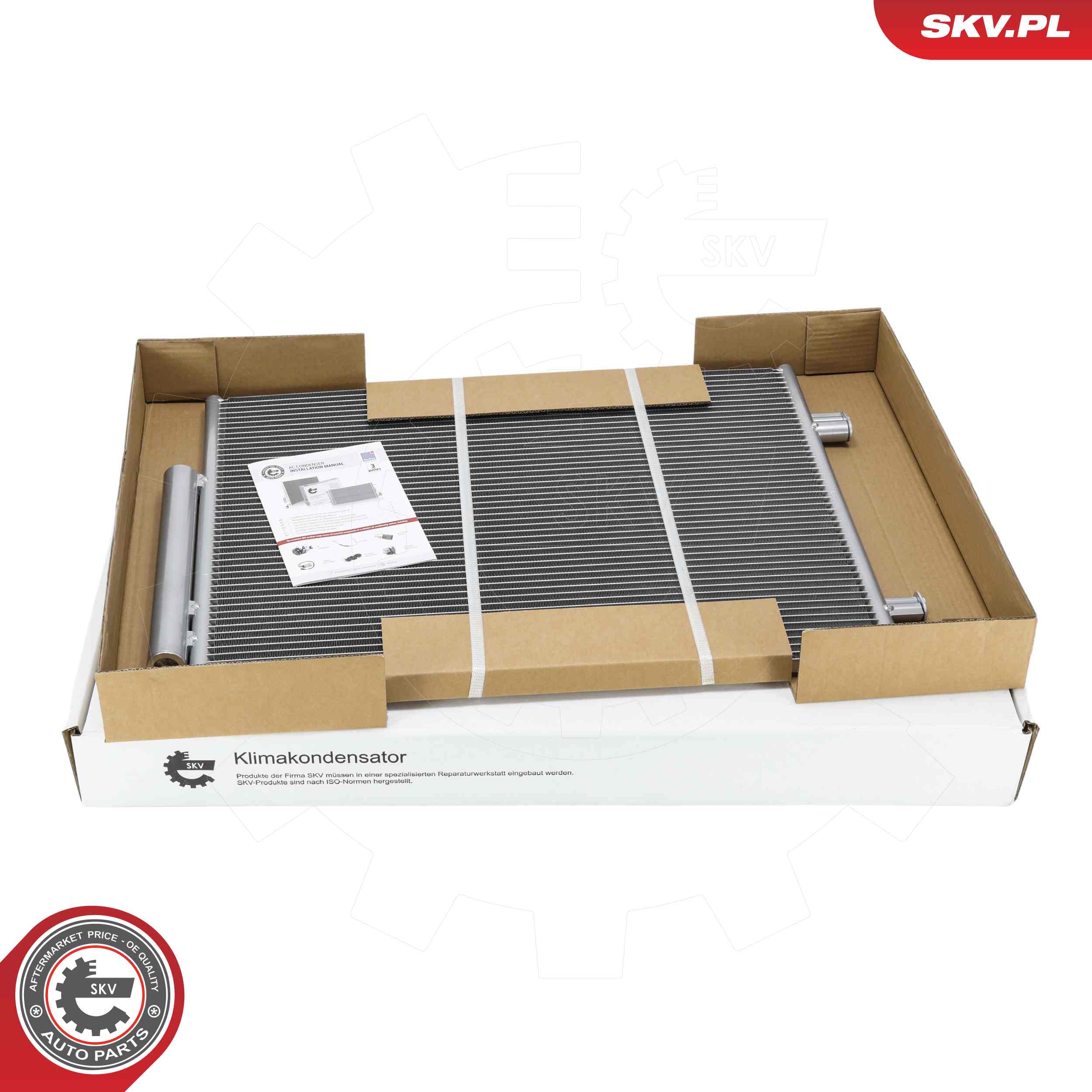 ESEN SKV Kondensor, klimaanlæg 86skv198 for ALFA ROMEO
