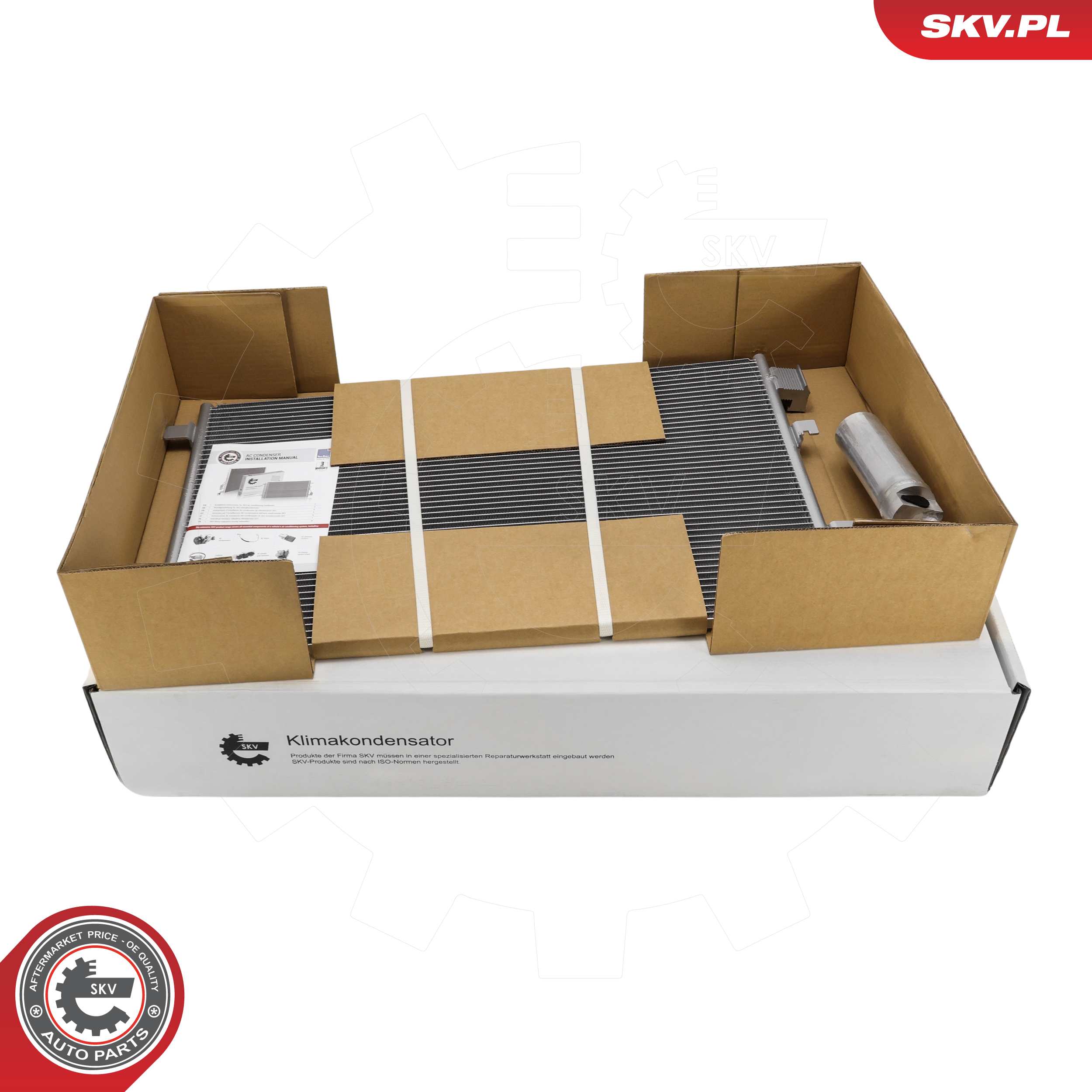 ESEN SKV Kondensor, klimaanlæg 86skv112 for NISSAN