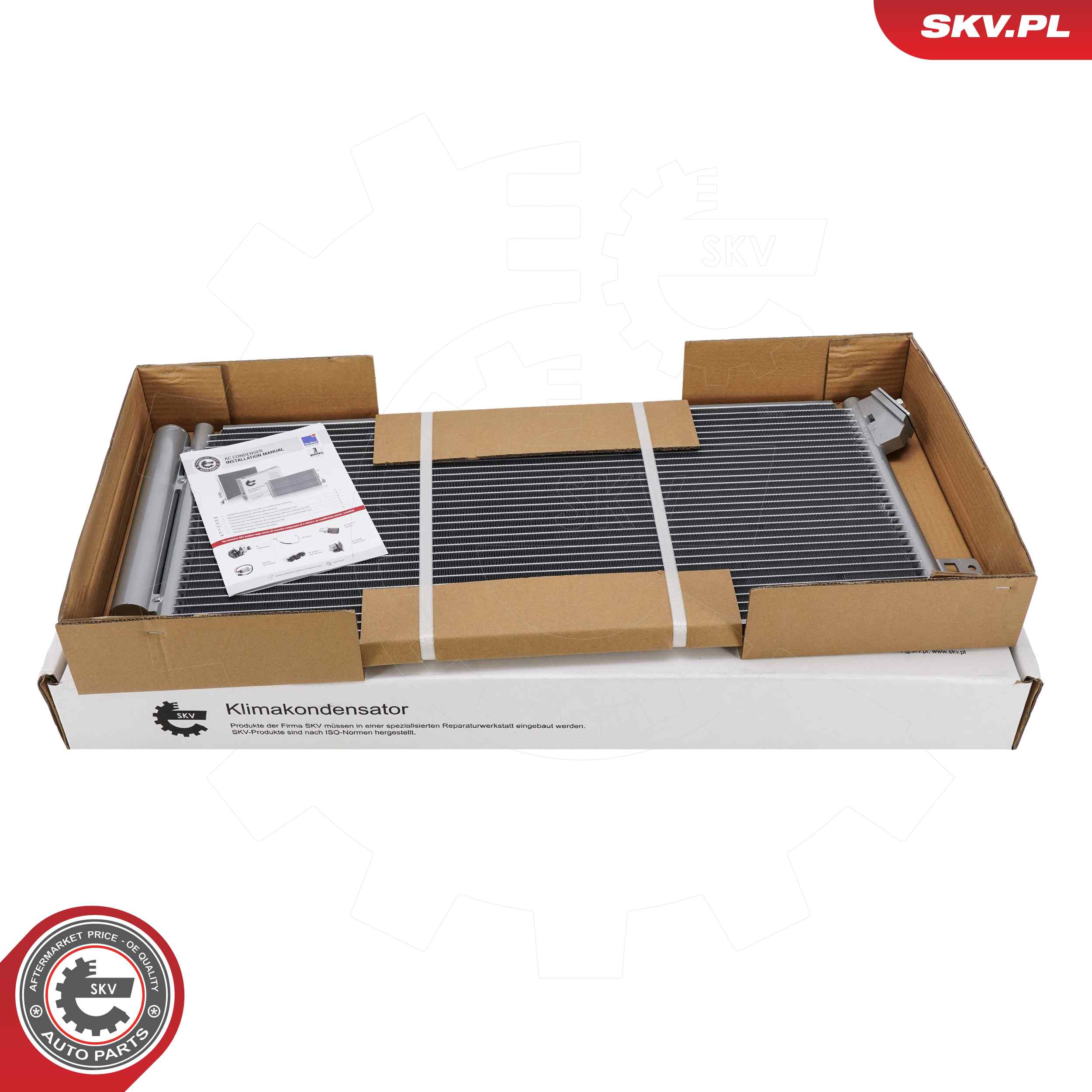 ESEN SKV Kondensor, klimaanlæg 86skv129 for VAUXHALL OPEL