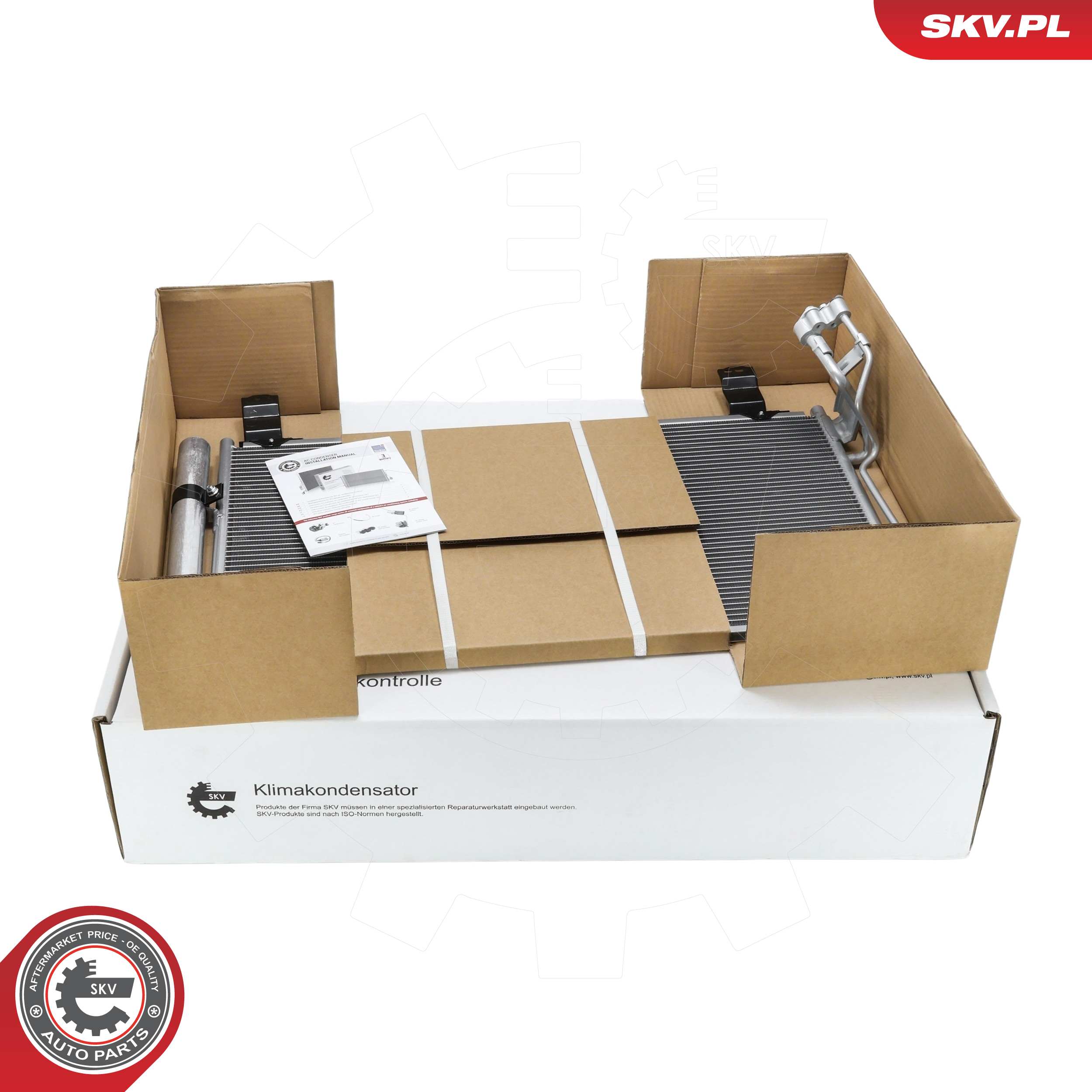 ESEN SKV Kondensor, klimaanlæg 86skv149 for MAZDA