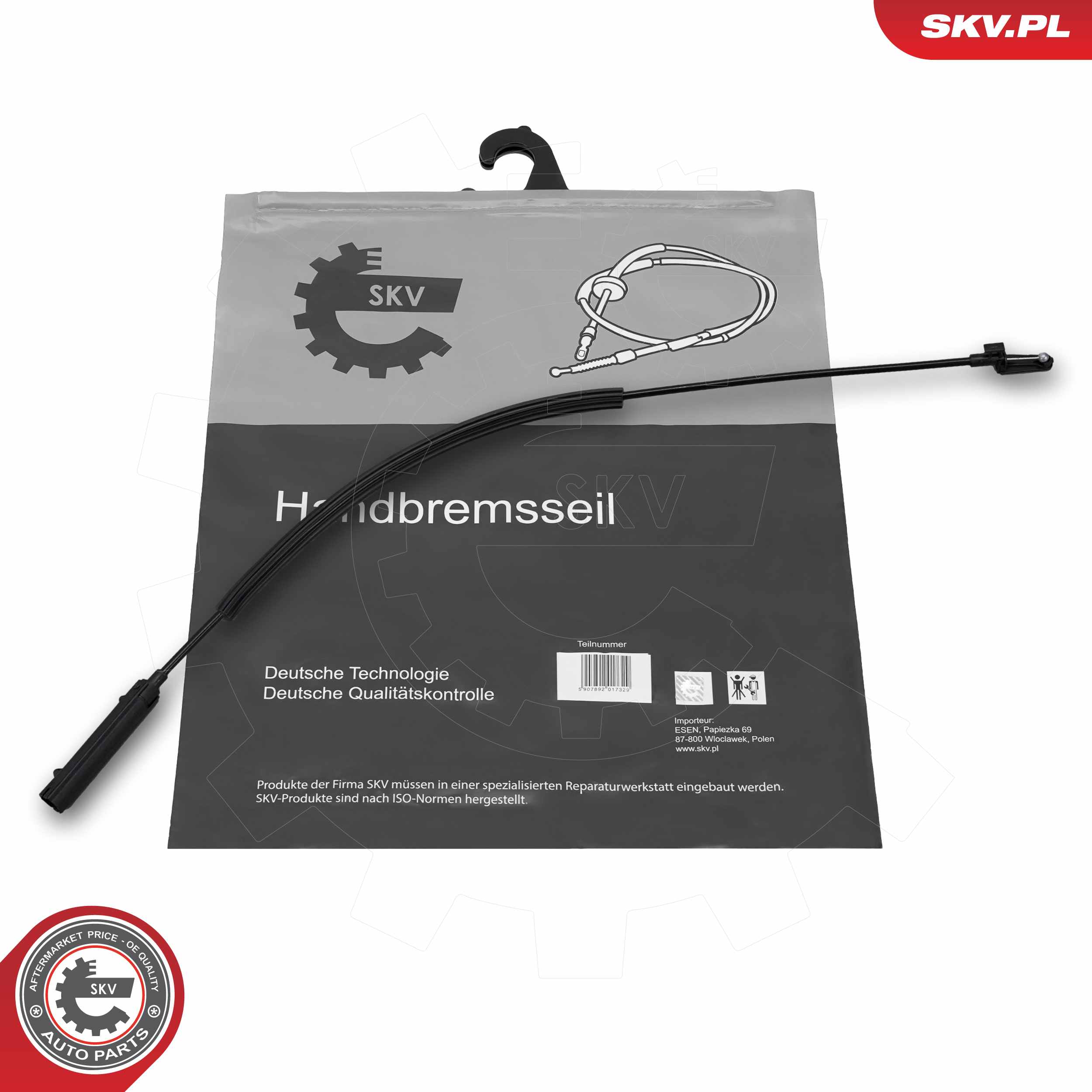 ESEN SKV Motorhjelmskabel 97skv562 for VAG VW