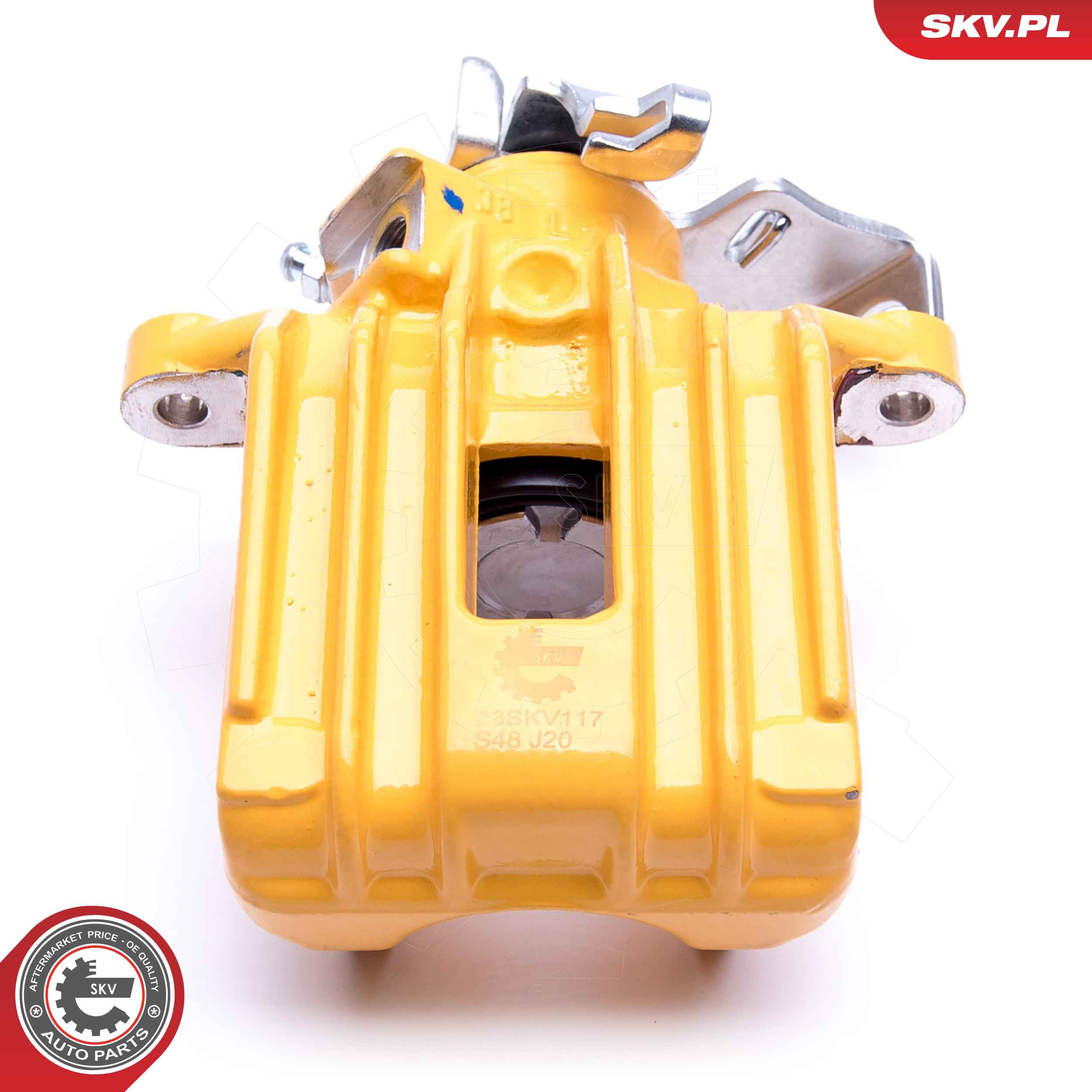 ESEN SKV Bremsekaliper 23skv117yellow Bagaksel venstre for AUDI VW