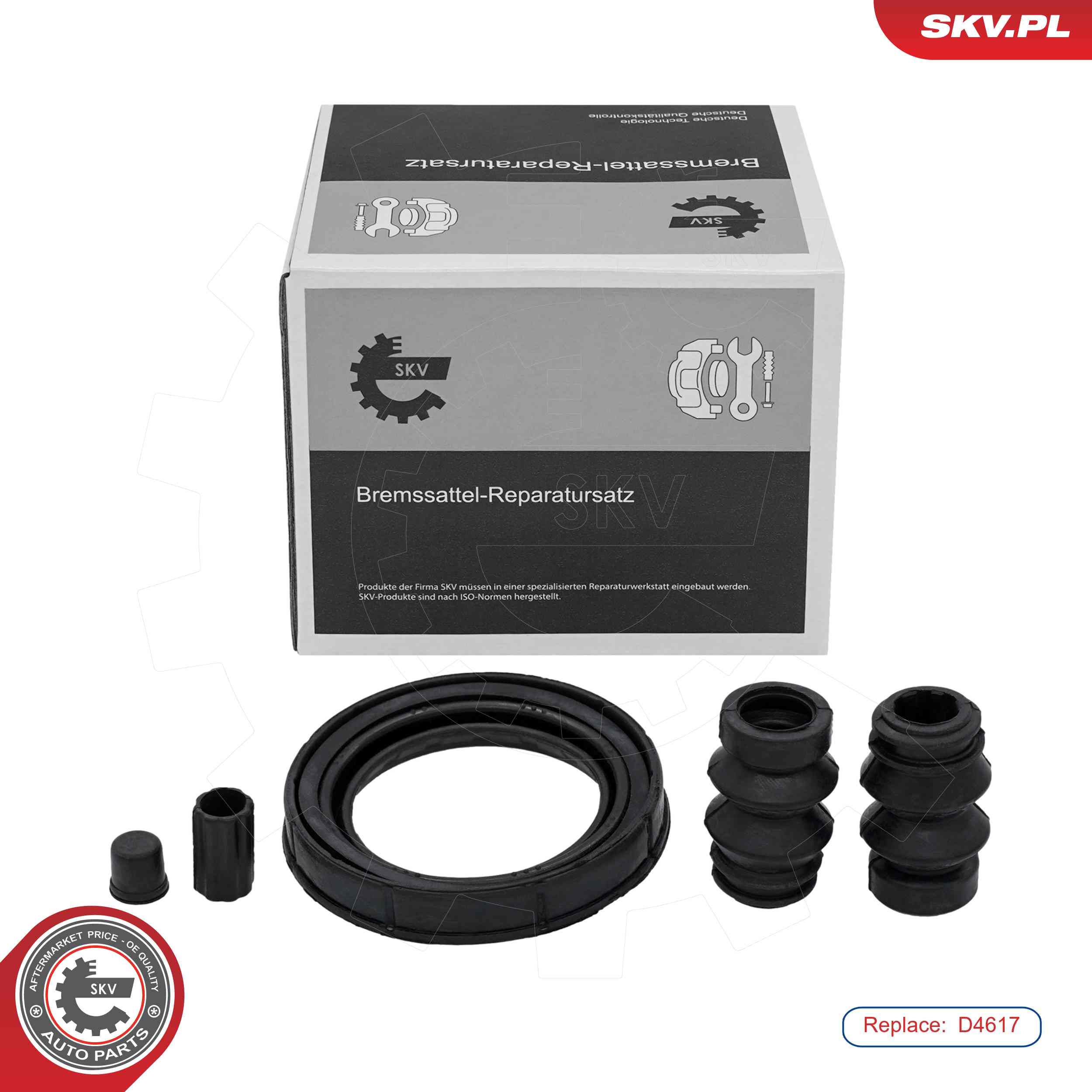 ESEN SKV Rep.sæt, bremsekaliper 91skv031 foraksel for FIAT / LANCIA PEUGEOT CITROËN