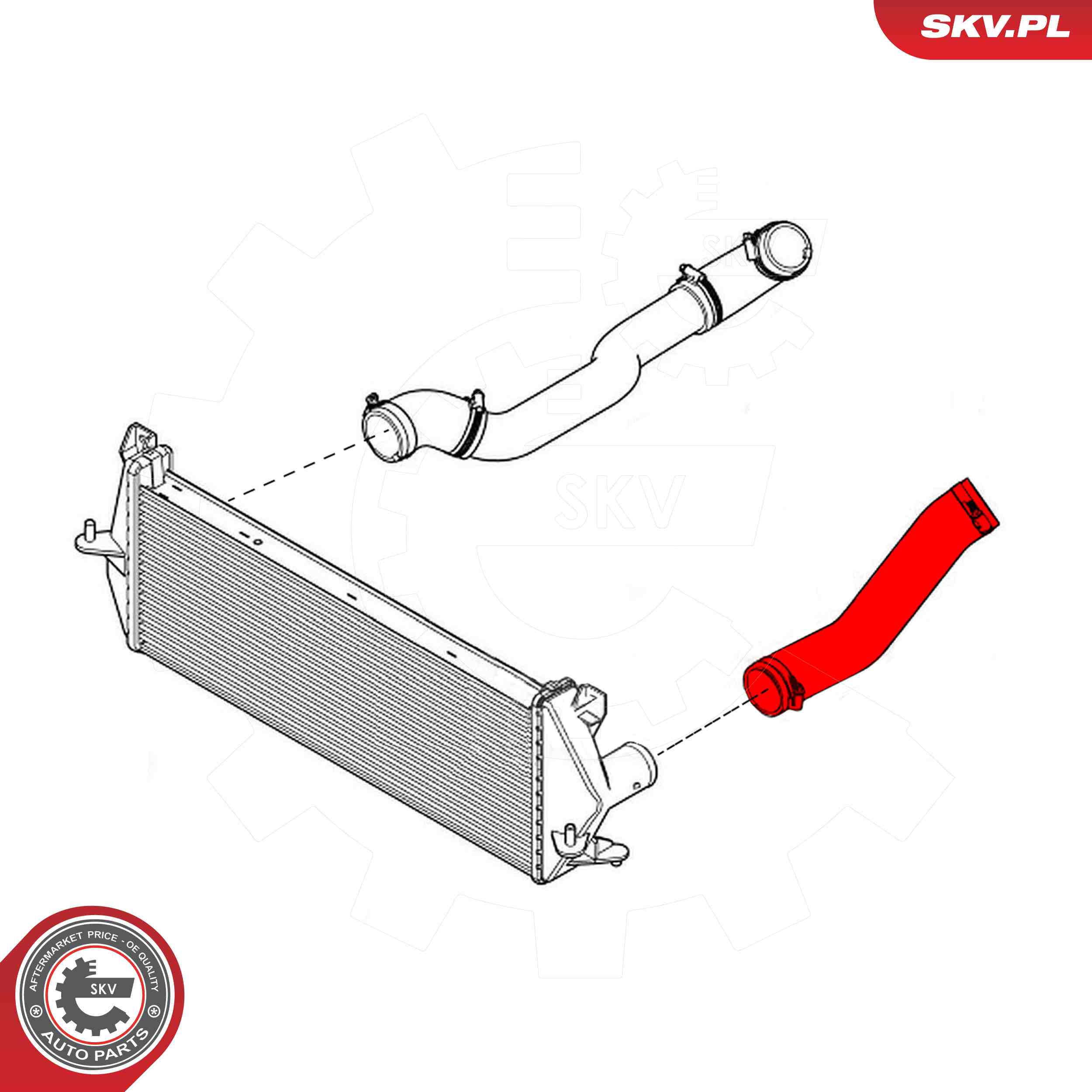 ESEN SKV Ladeluftslange 43skv200 for LAND ROVER