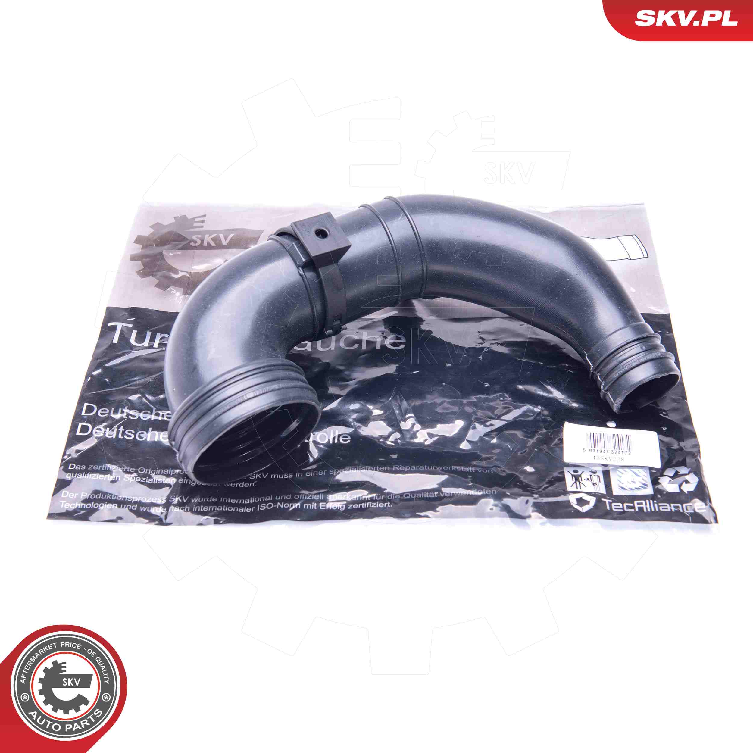 ESEN SKV Ladeluftslange 43skv228 foraksel for FIAT