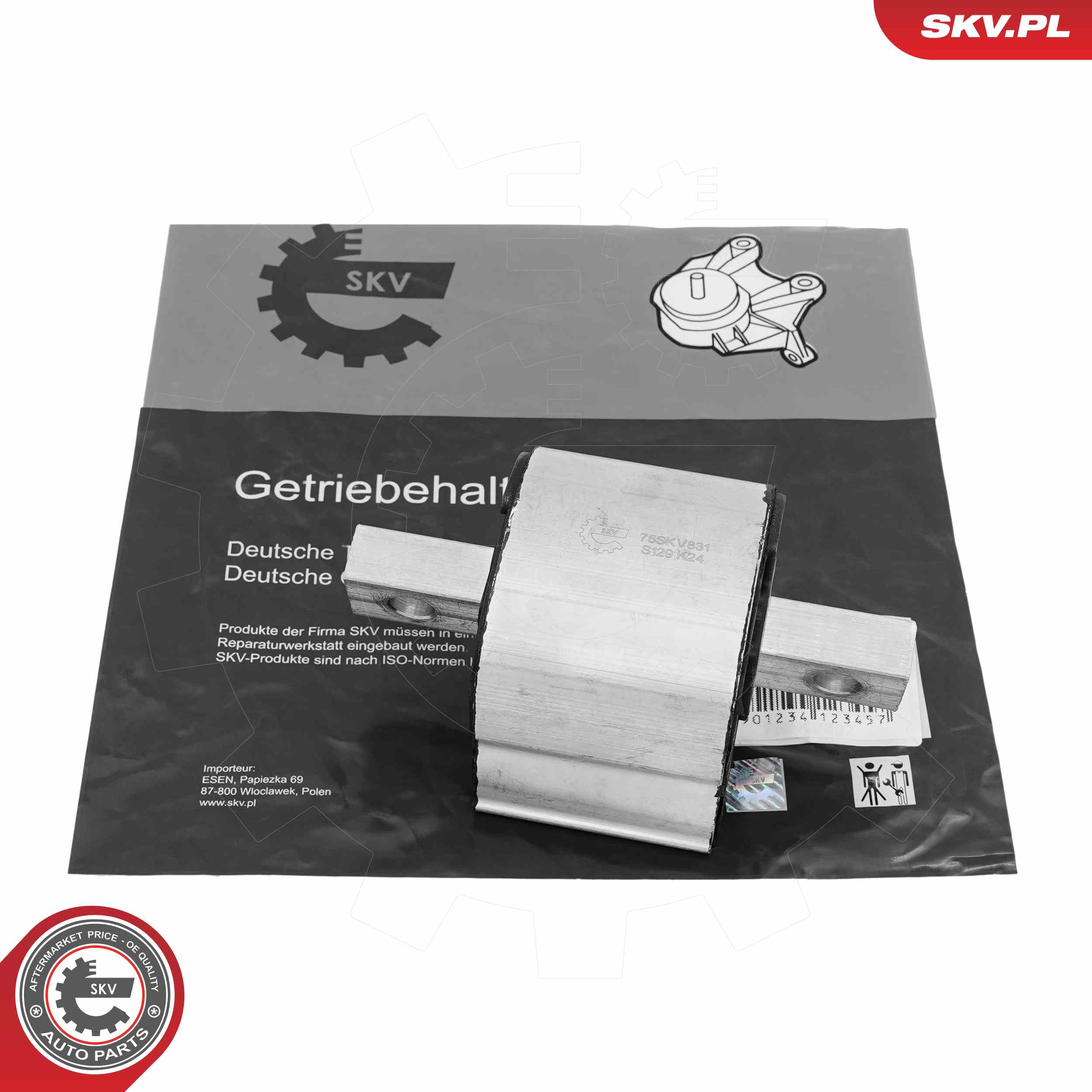 ESEN SKV Ophæng, automatisk gearkasse 75skv831 bag for MERCEDES-BENZ