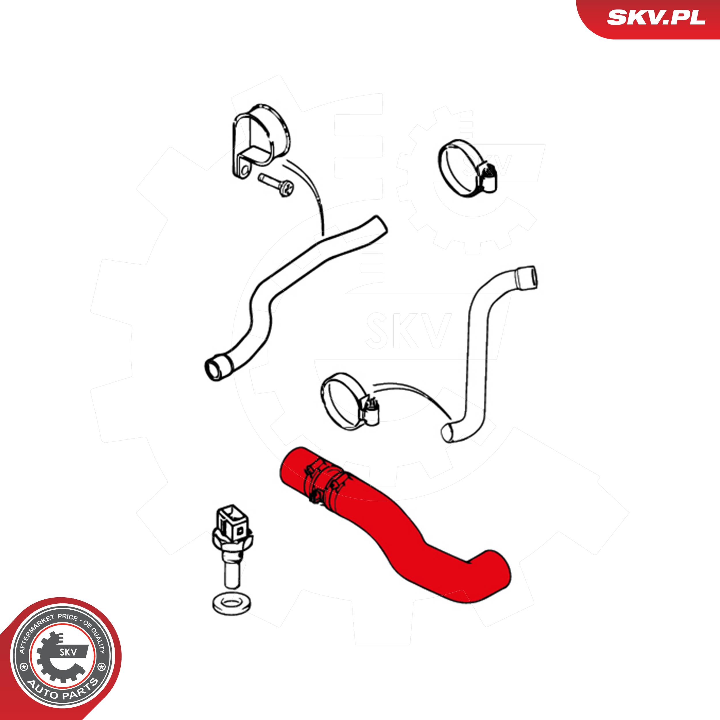 ESEN SKV Ladeluftslange 24skv882 for LAND ROVER
