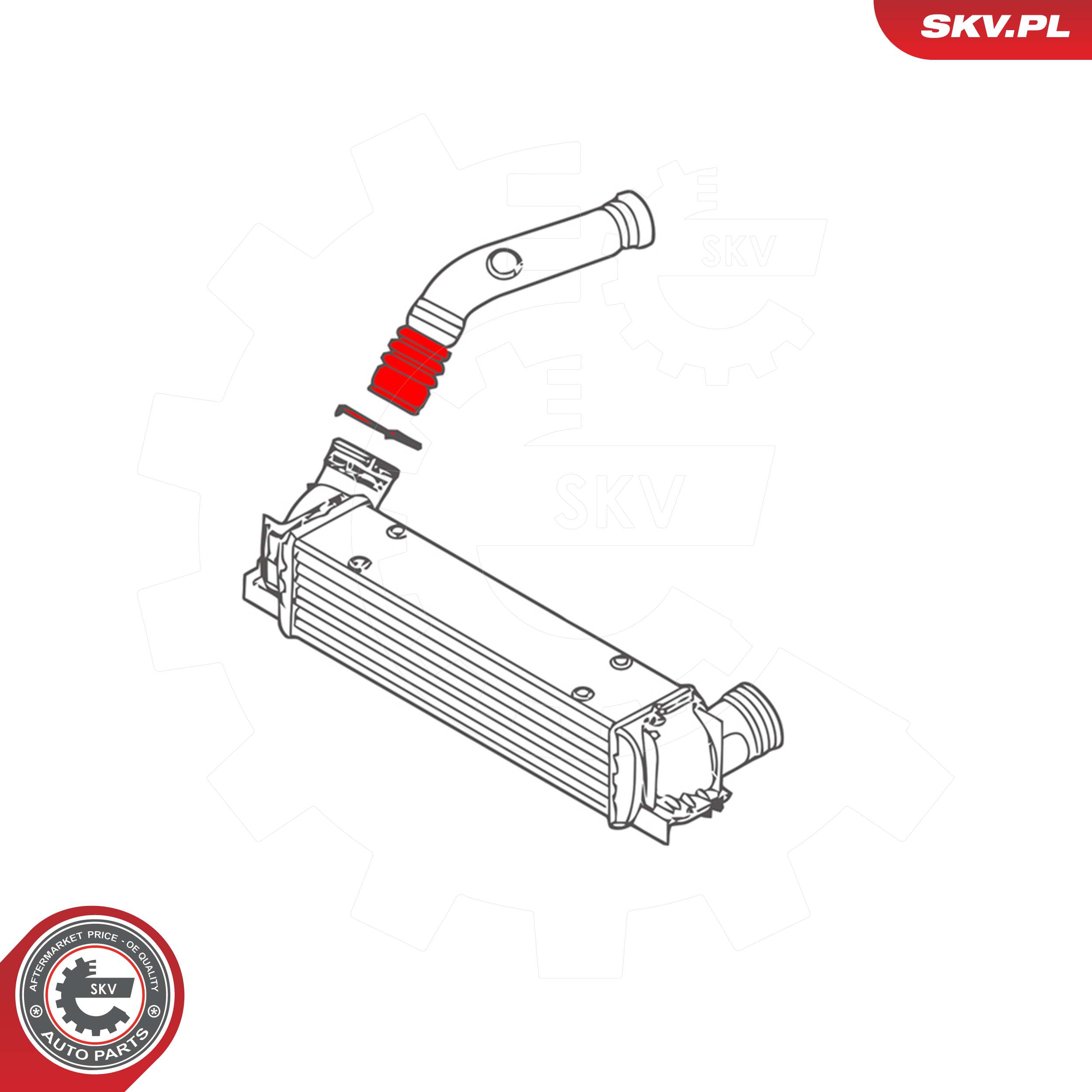 ESEN SKV Ladeluftslange 43skv018 for BMW