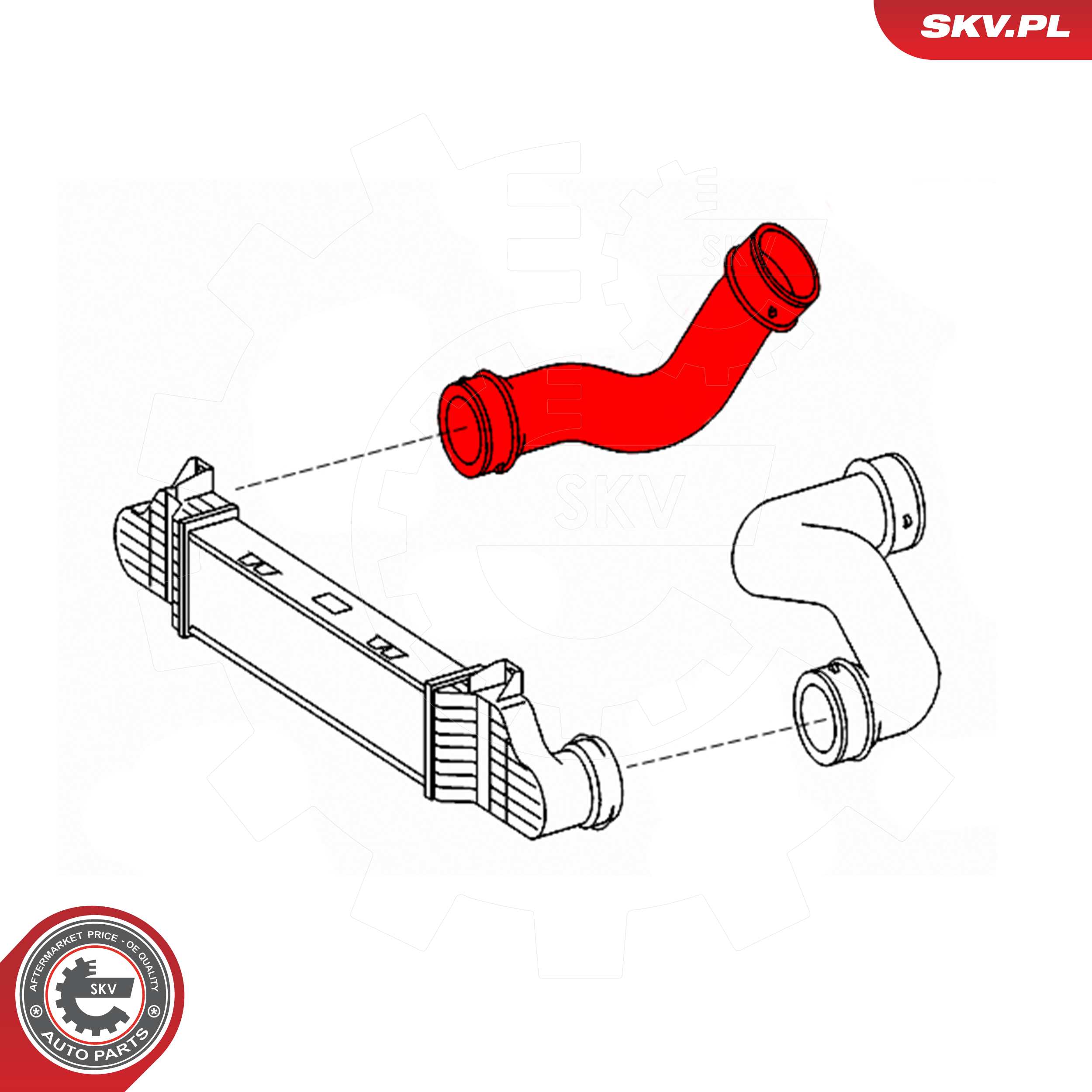 ESEN SKV Ladeluftslange 24skv962 for MERCEDES-BENZ