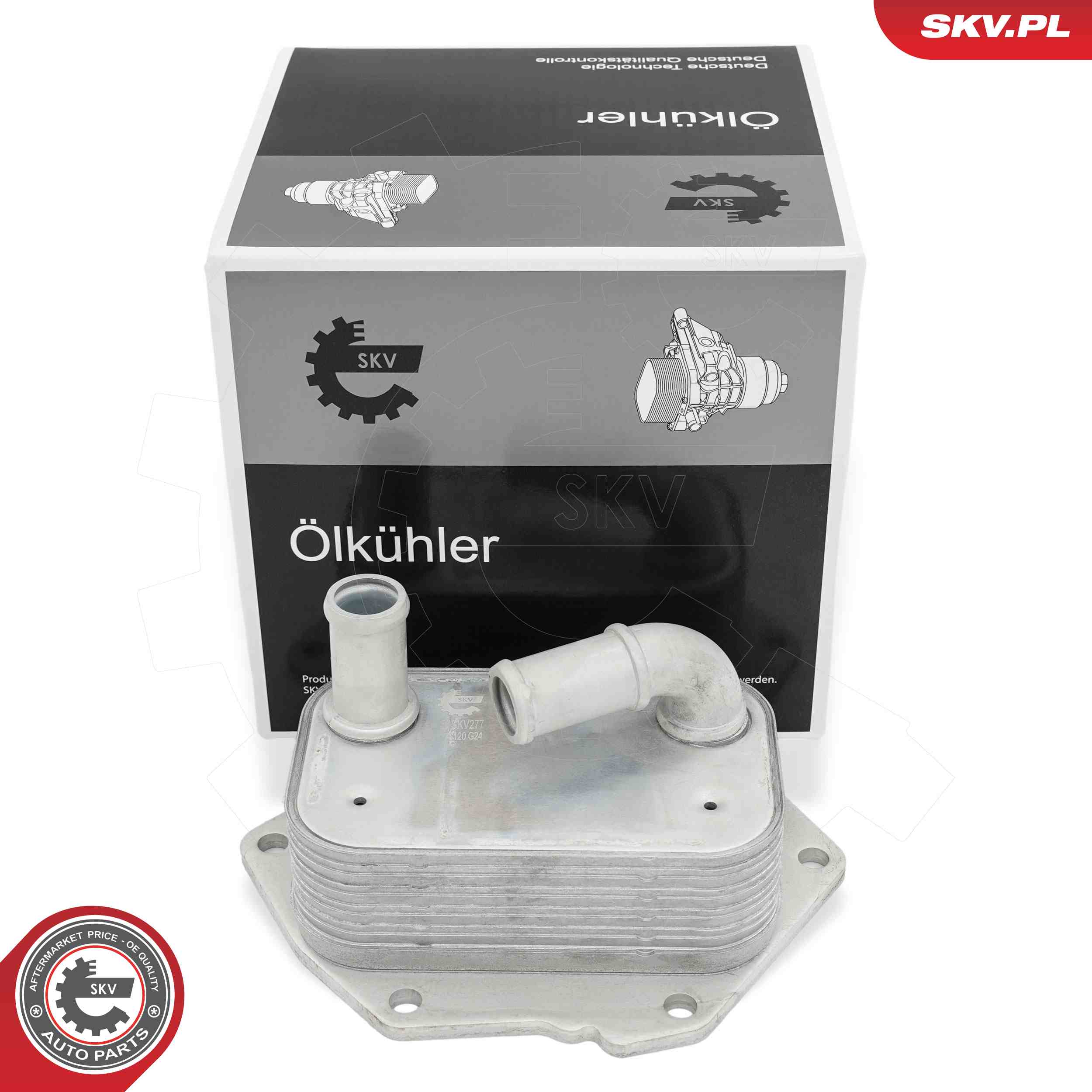 ESEN SKV Oliekøler, motorolie 31skv277 for CITROËN/PEUGEOT FORD JAGUAR LAND ROVER
