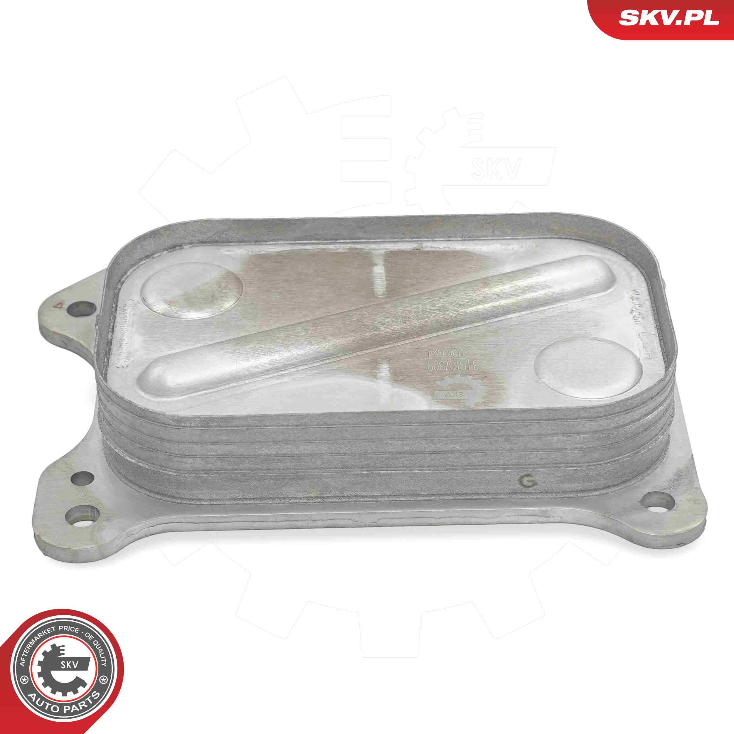 ESEN SKV Oliekøler, motorolie 31skv309 for OPEL VAUXHALL LANCIA