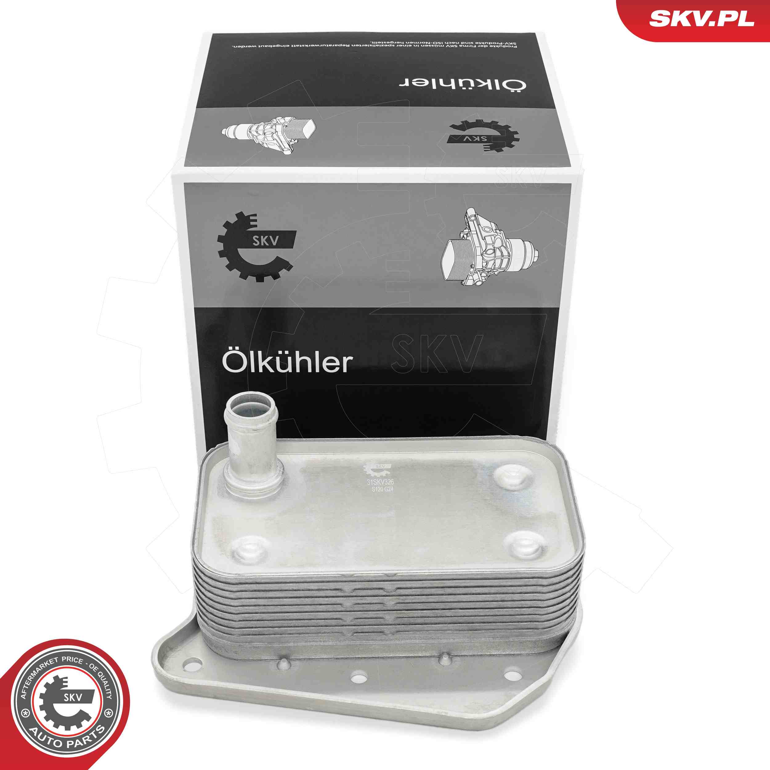 ESEN SKV Oliekøler, motorolie 31skv326 for MERCEDES-BENZ