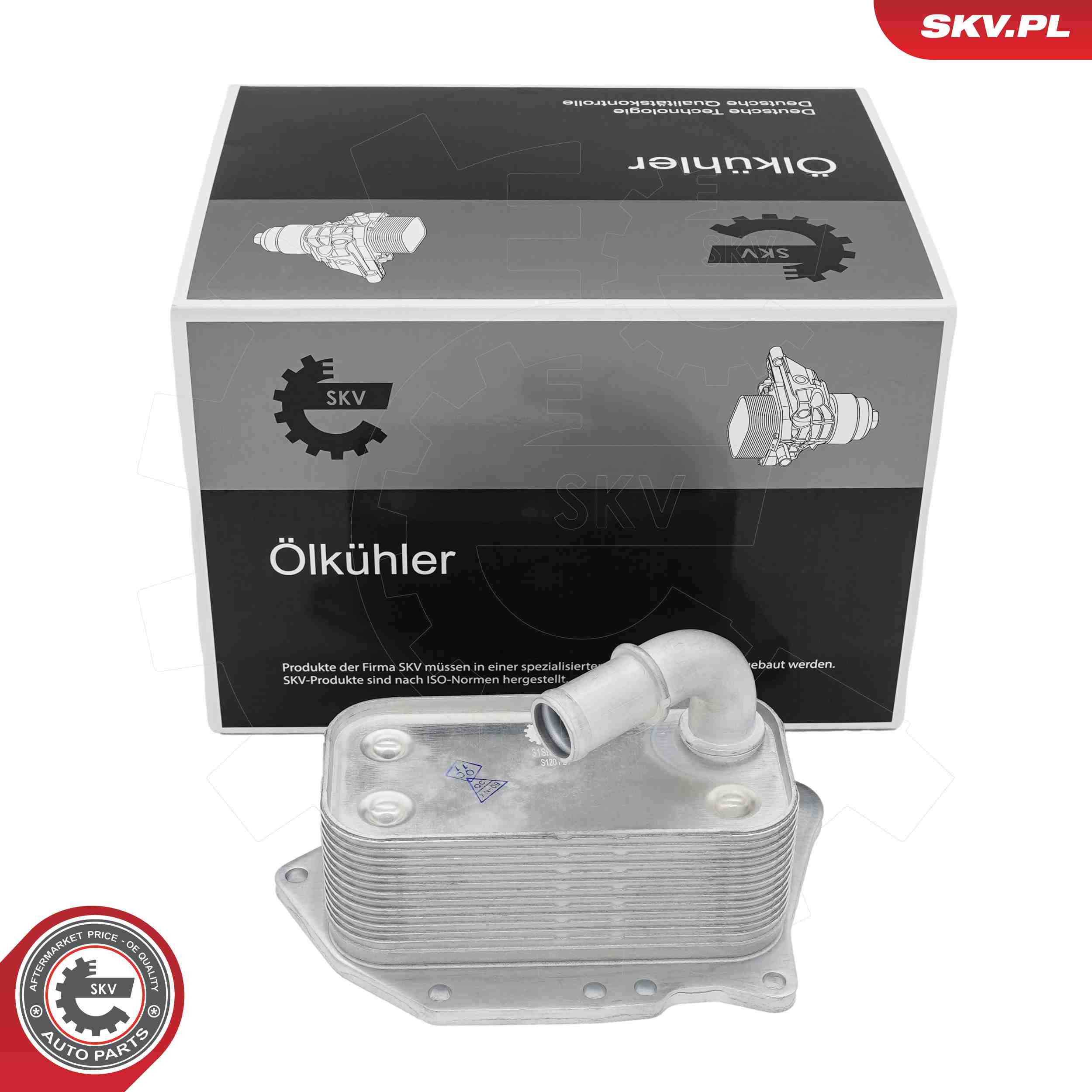 ESEN SKV Oliekøler, motorolie 31skv482 for OPEL