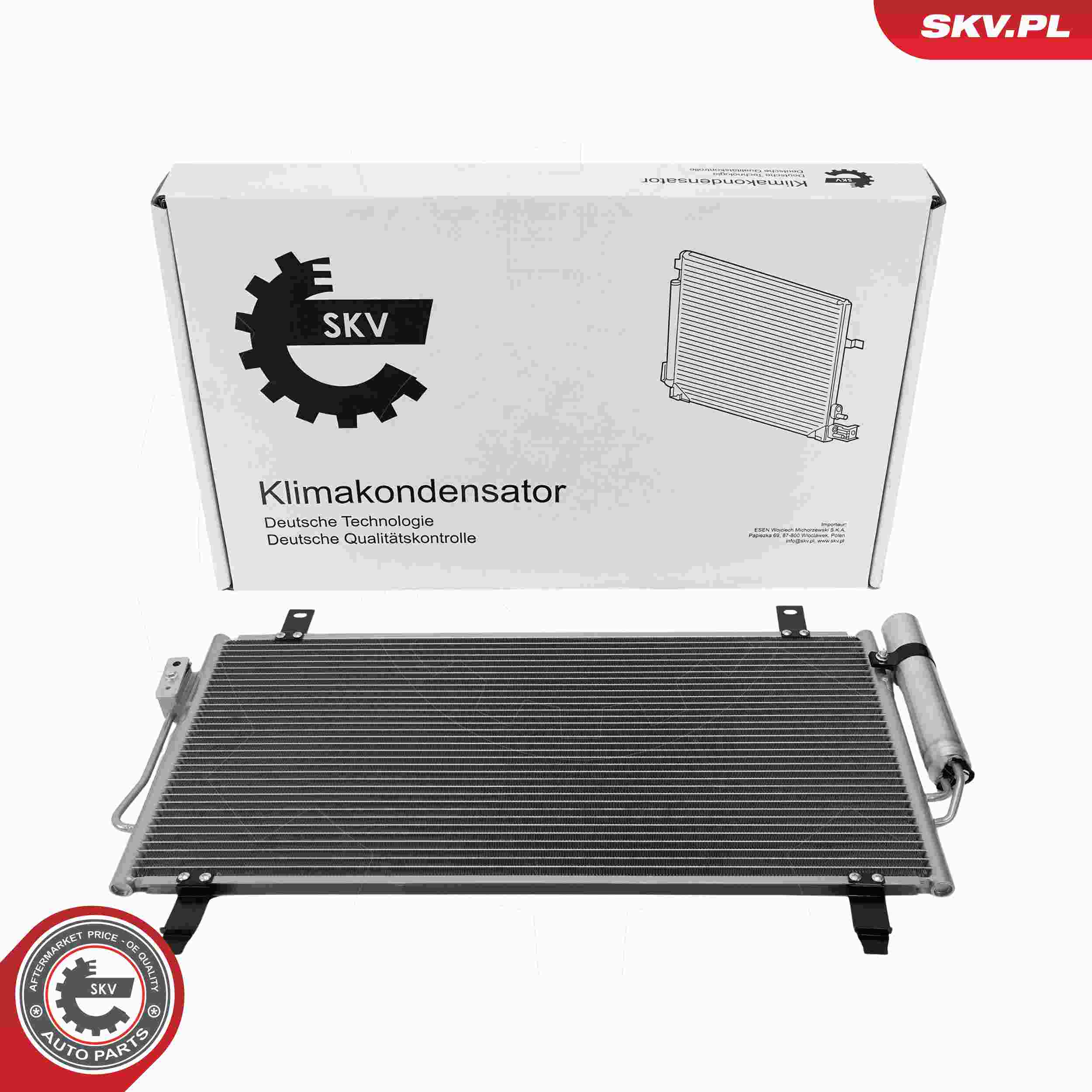 ESEN SKV Kondensor, klimaanlæg 86skv182 for MITSUBISHI