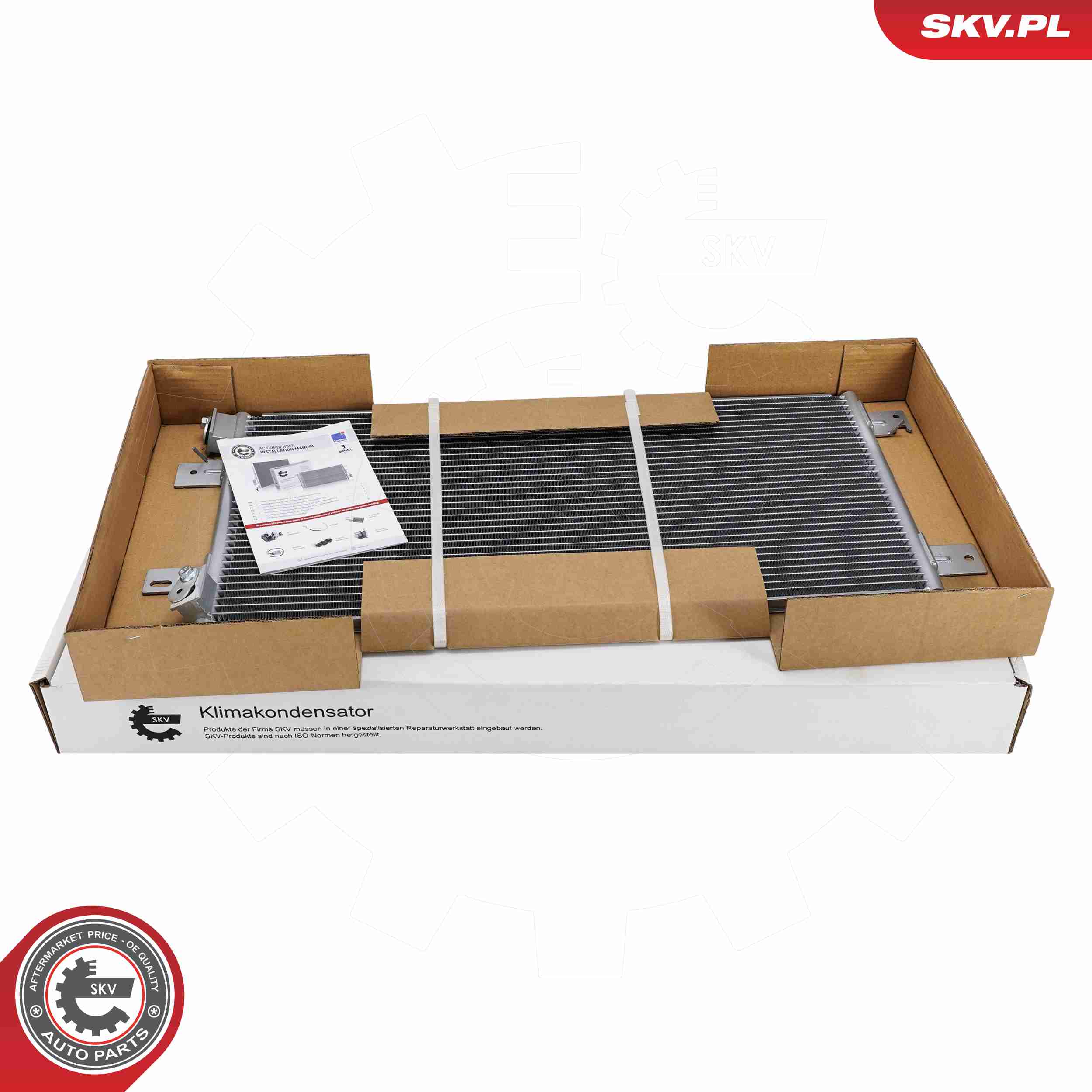 ESEN SKV Kondensor, klimaanlæg 86skv494 for JEEP