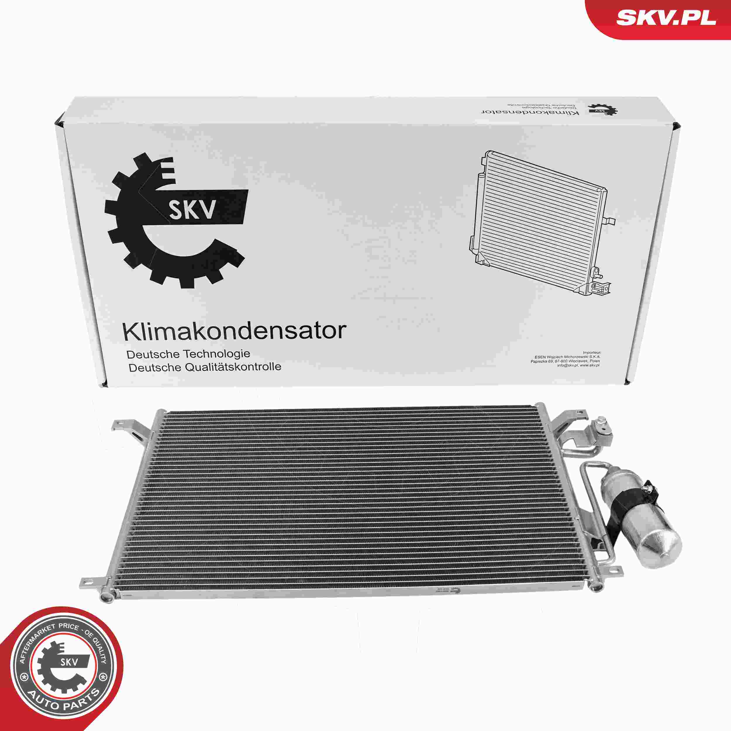 ESEN SKV Kondensor, klimaanlæg 86skv609 for DAEWOO