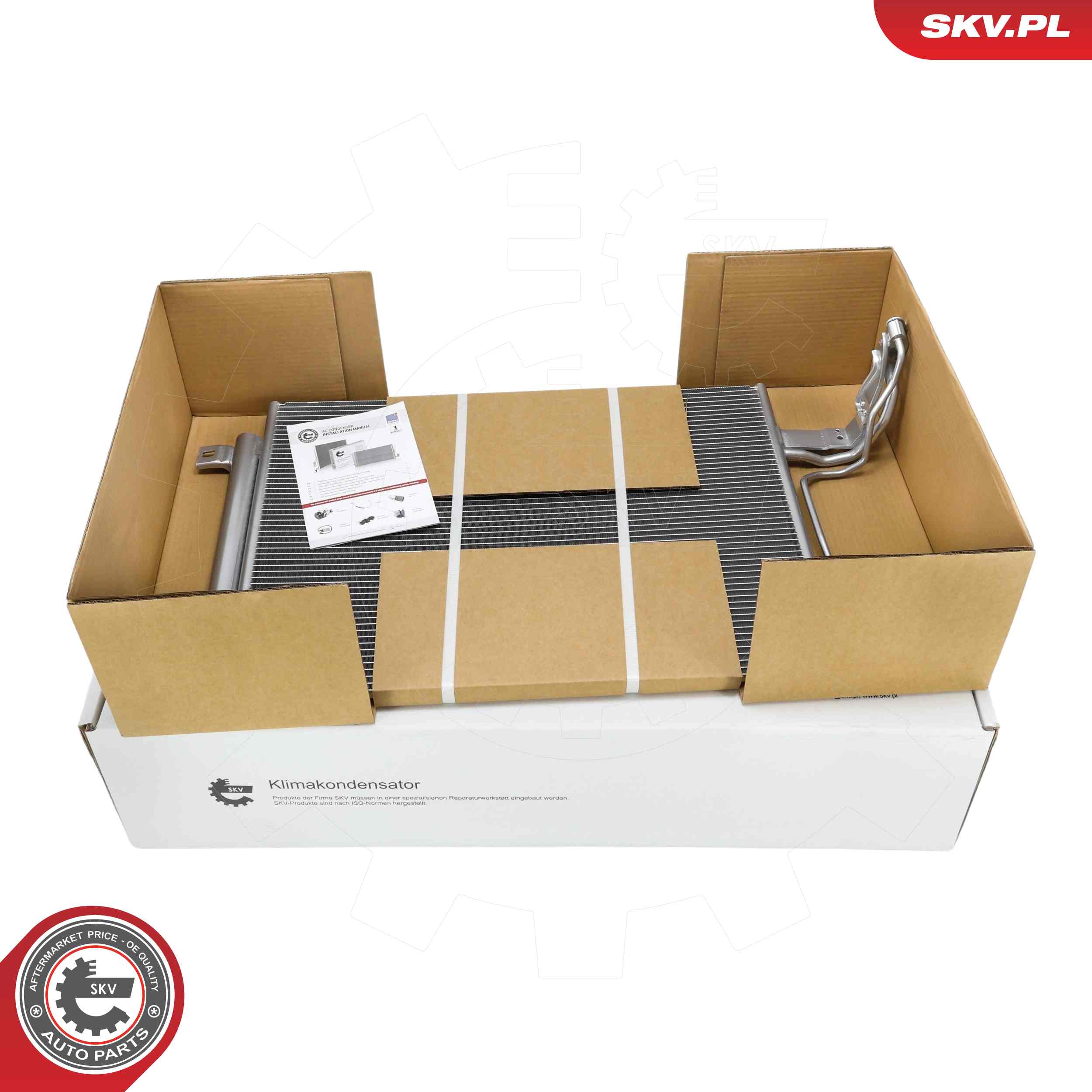 ESEN SKV Kondensor, klimaanlæg 86skv531 for MAZDA