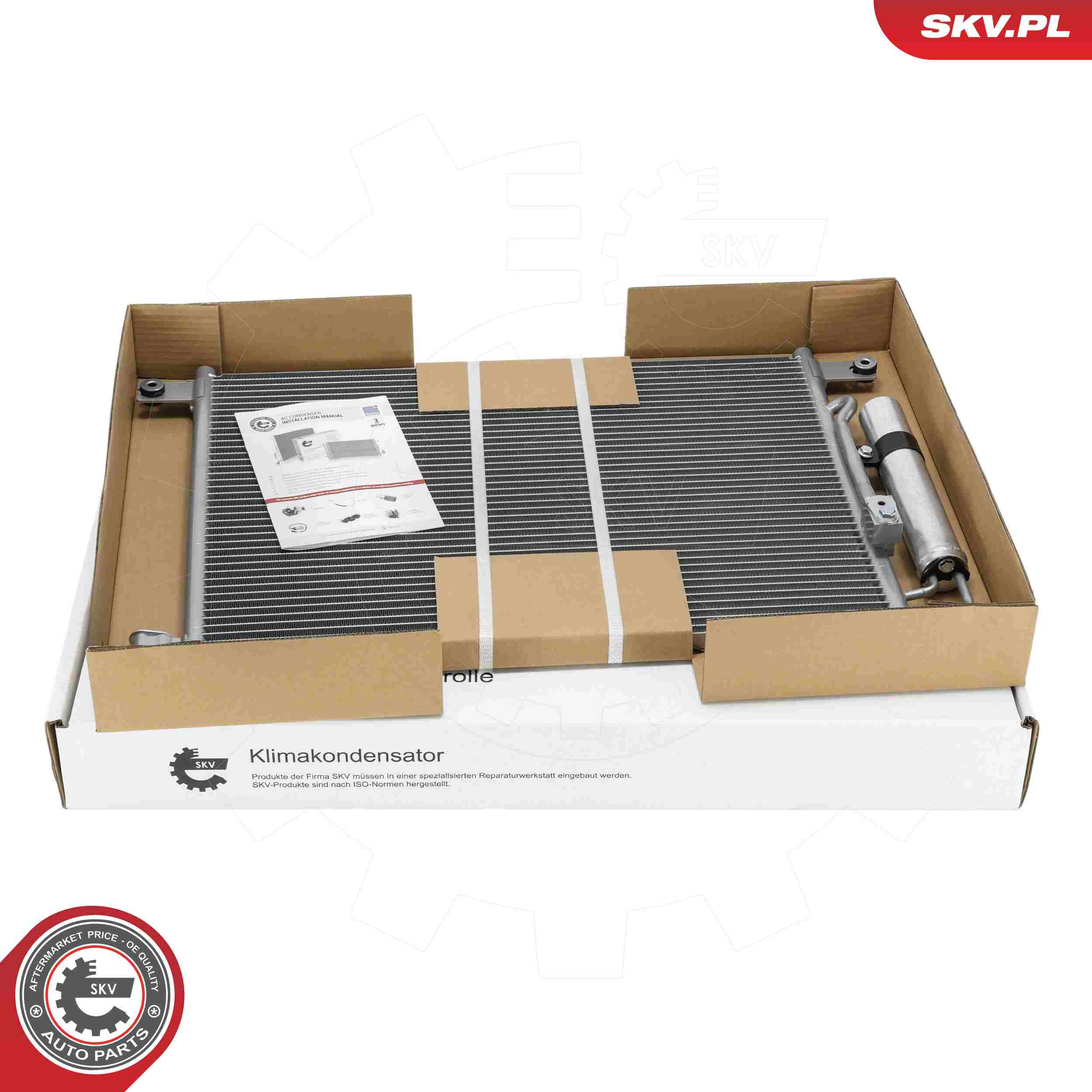 ESEN SKV Kondensor, klimaanlæg 86skv302 for PONTIAC