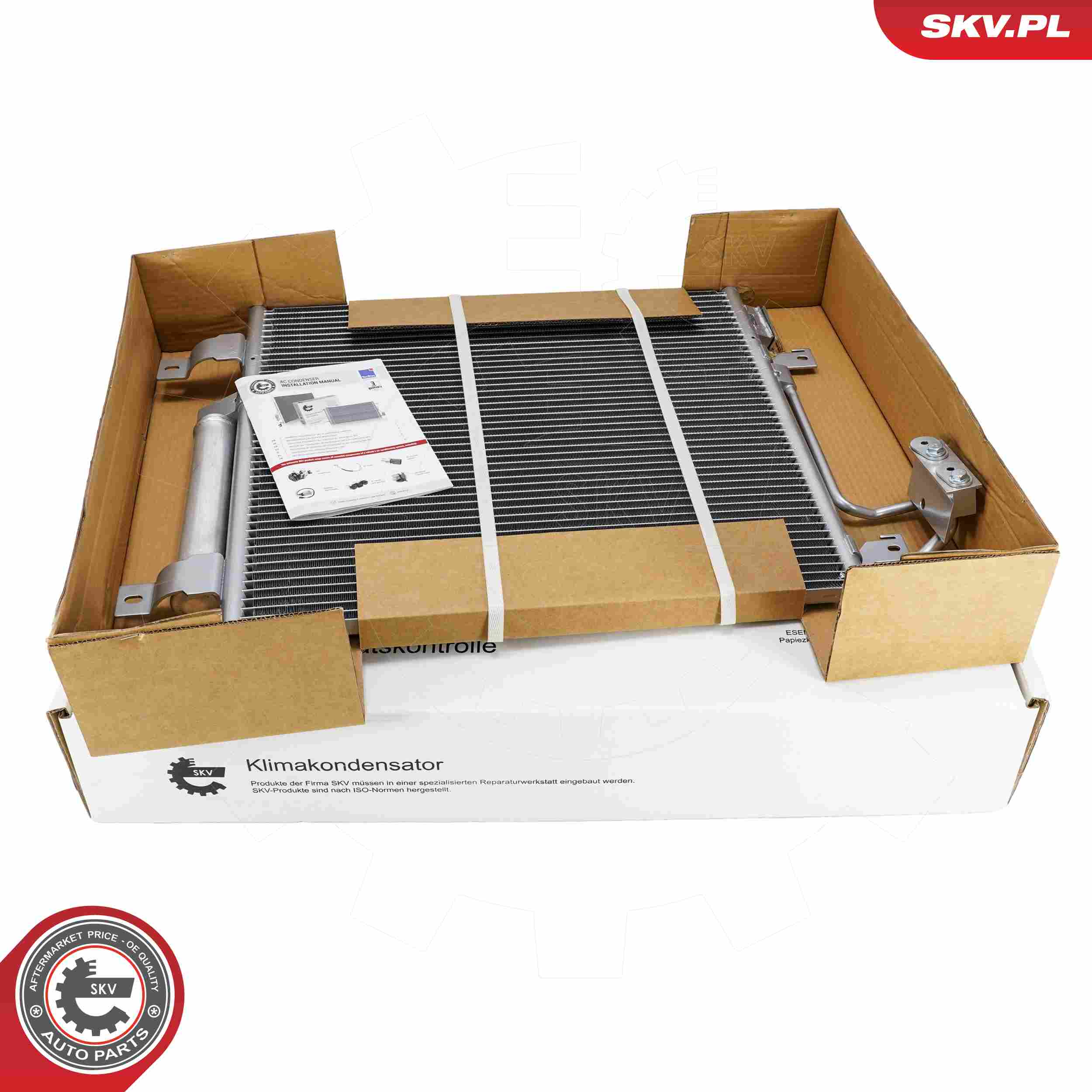 ESEN SKV Kondensor, klimaanlæg 86skv496 for JEEP