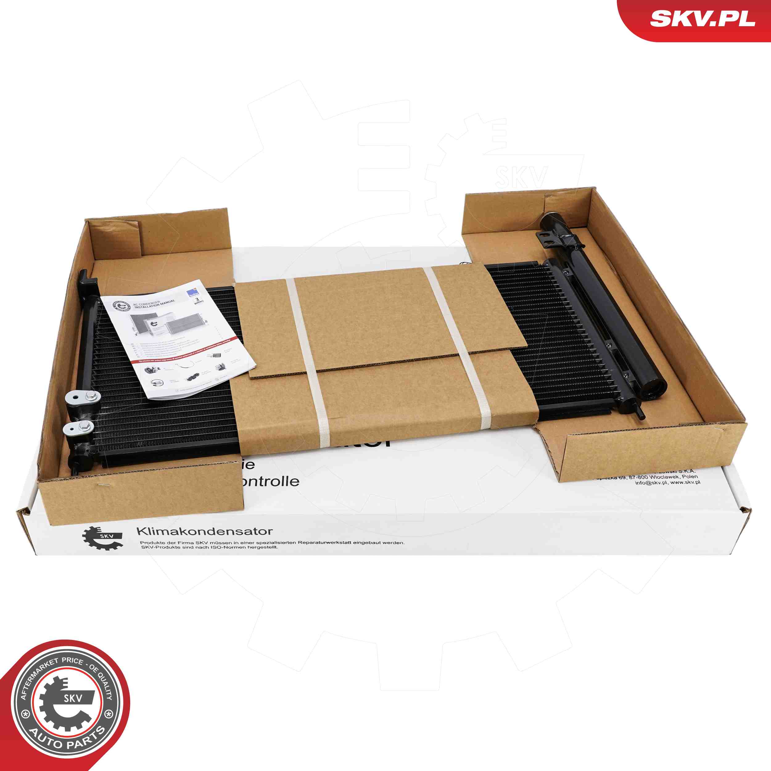 ESEN SKV Kondensor, klimaanlæg 86skv481 for TOYOTA