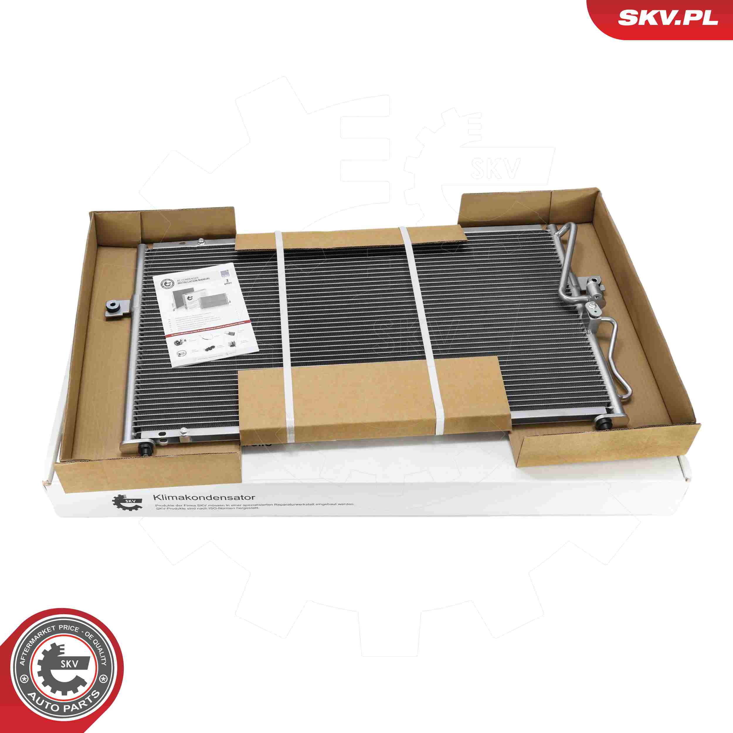 ESEN SKV Kondensor, klimaanlæg 86skv615 for KIA