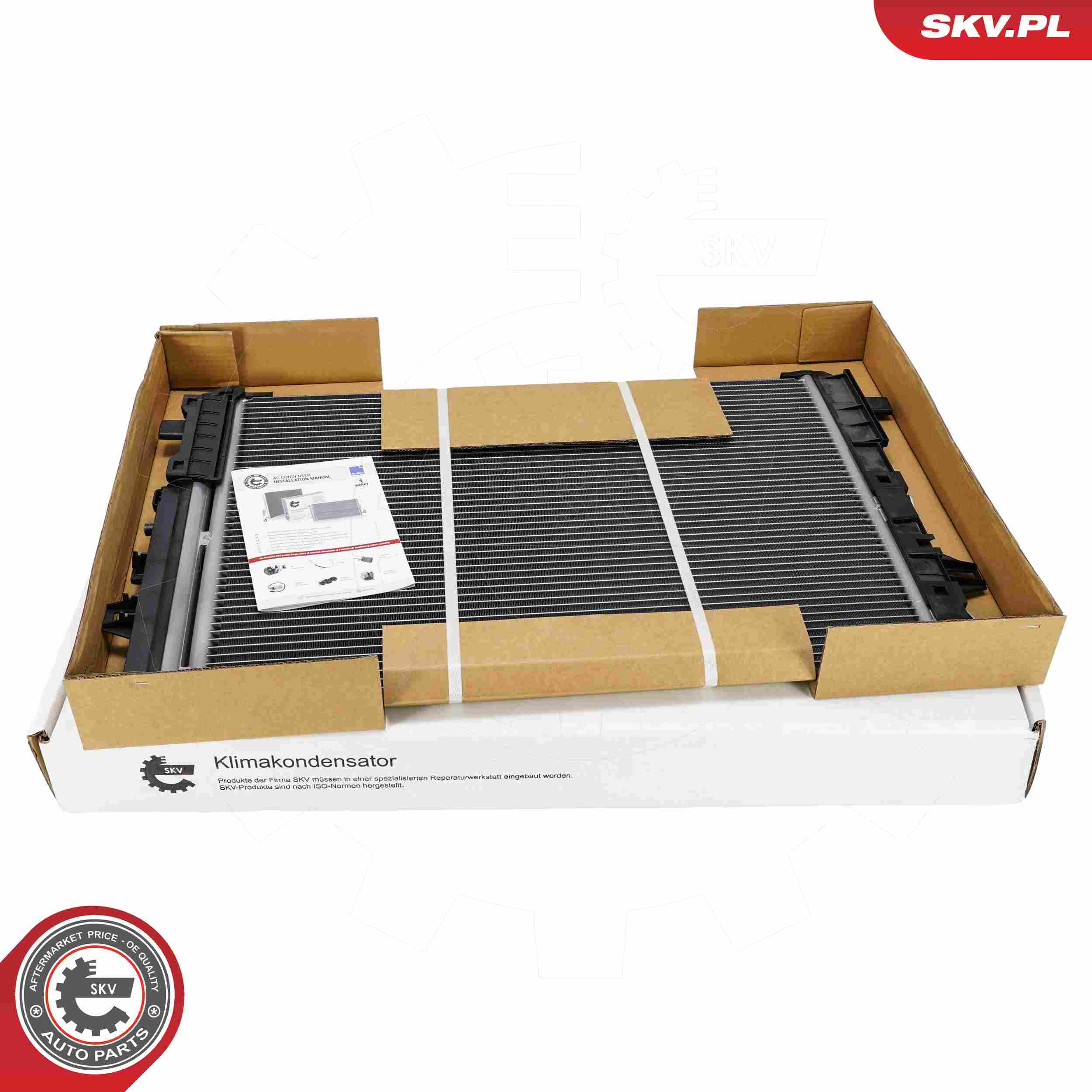 ESEN SKV Kondensor, klimaanlæg 86skv128 for MERCEDES-BENZ