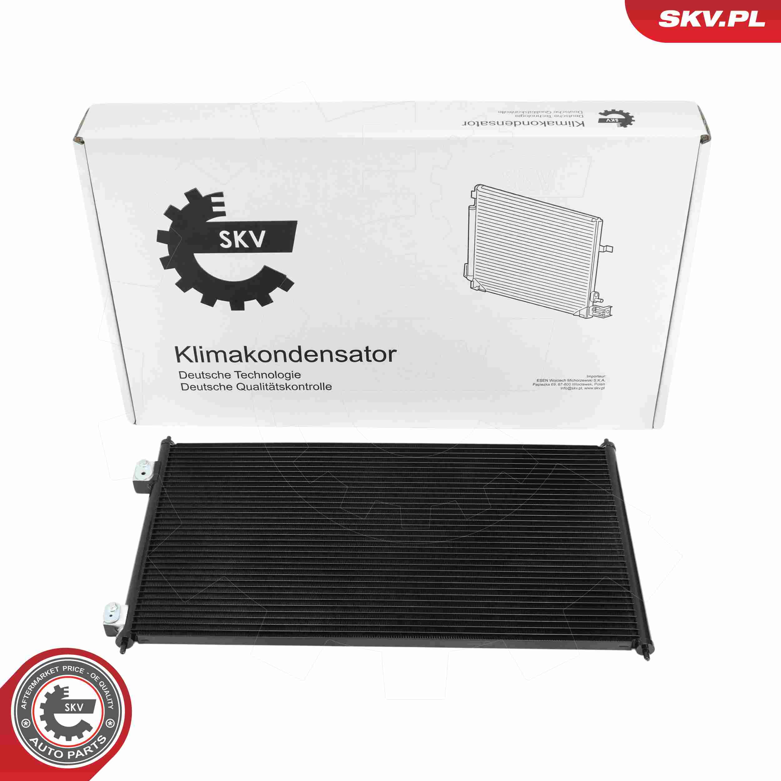 ESEN SKV Kondensor, klimaanlæg 86skv220 for ACURA