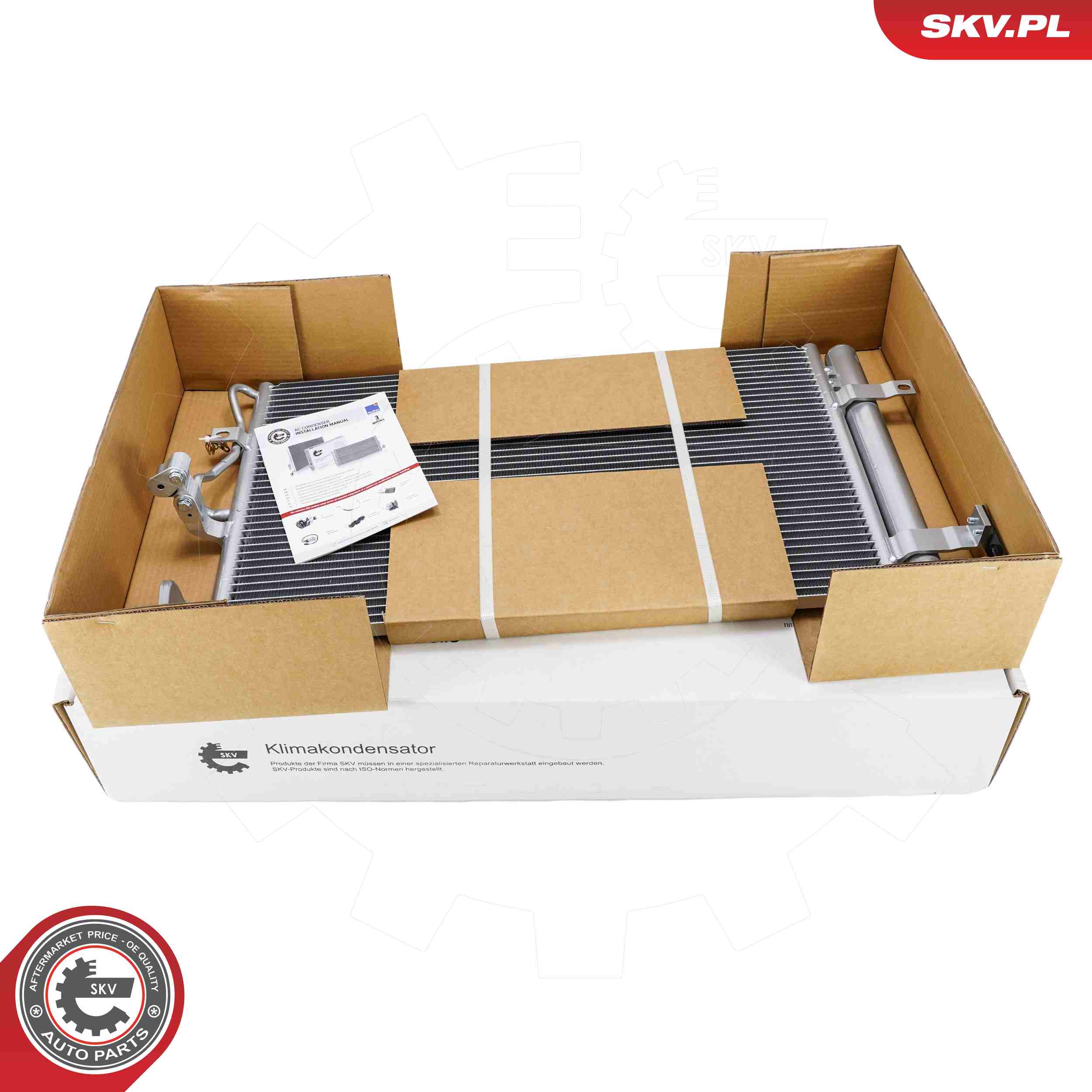 ESEN SKV Kondensor, klimaanlæg 86skv593 for HYUNDAI