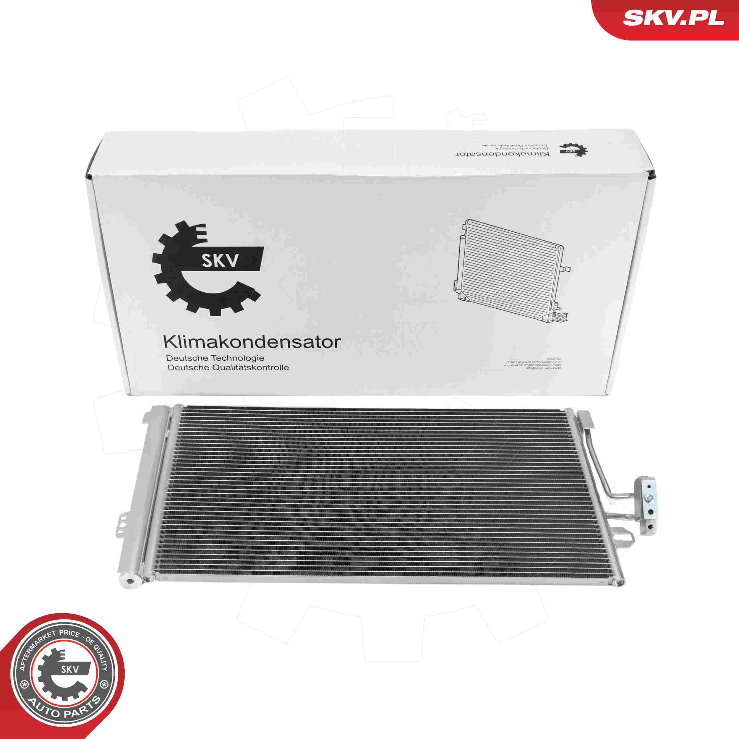 ESEN SKV Kondensor, klimaanlæg 86skv337 for MERCEDES-BENZ