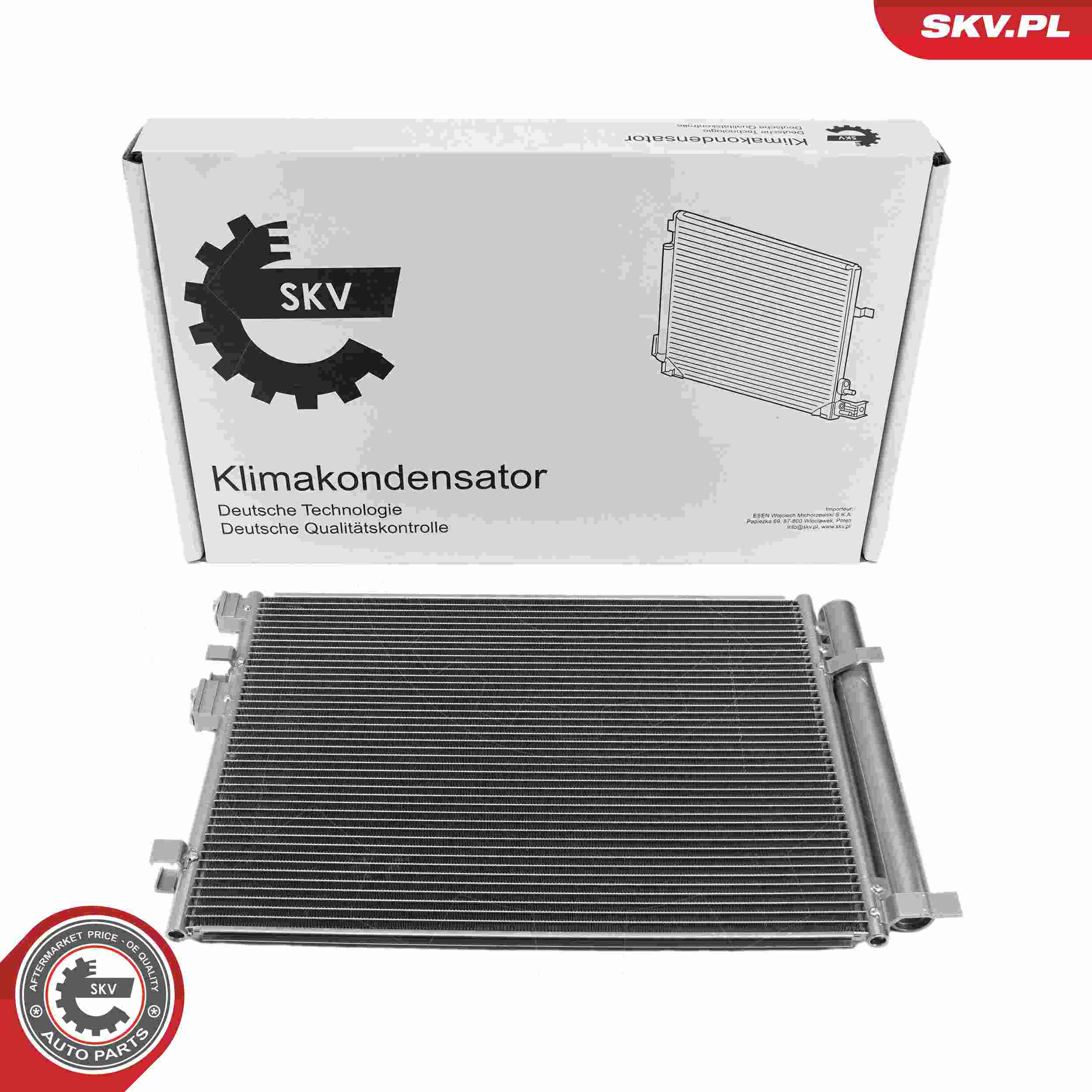 ESEN SKV Kondensor, klimaanlæg 86skv520 for HYUNDAI