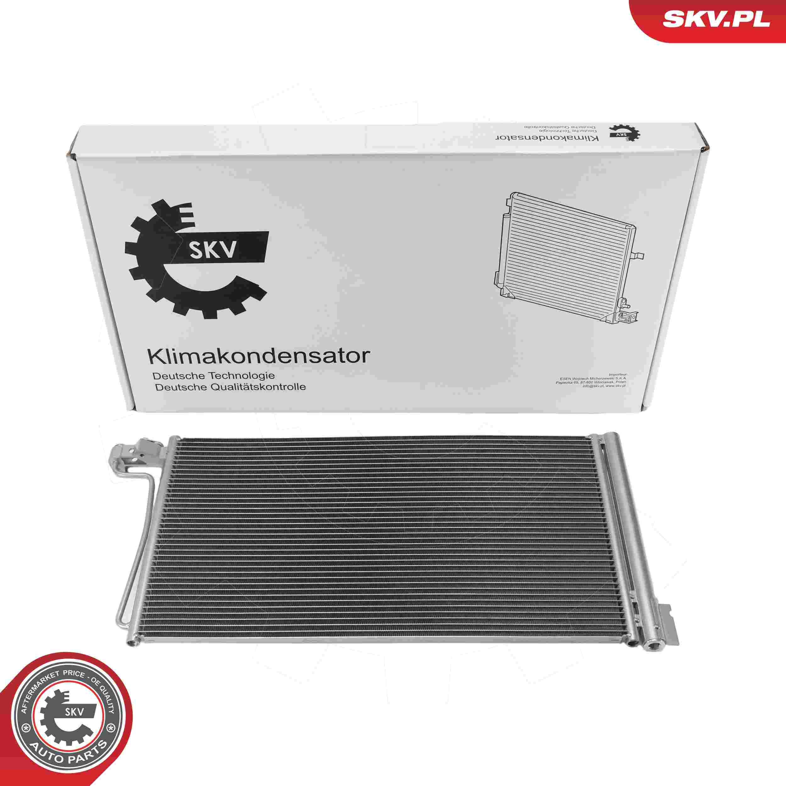 ESEN SKV Kondensor, klimaanlæg 86skv381 for FORD FORD (CHANGAN)