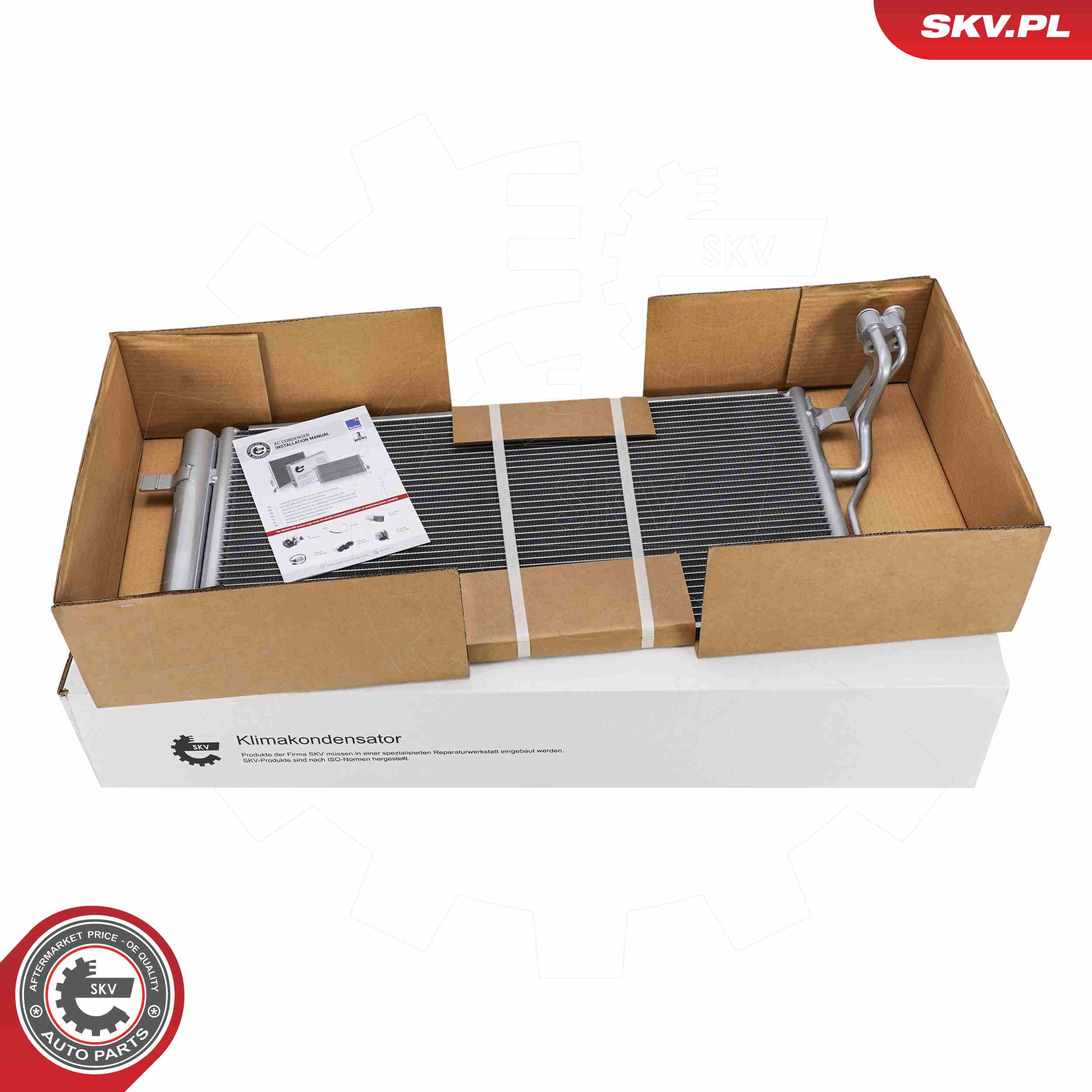ESEN SKV Kondensor, klimaanlæg 86skv433 for HYUNDAI